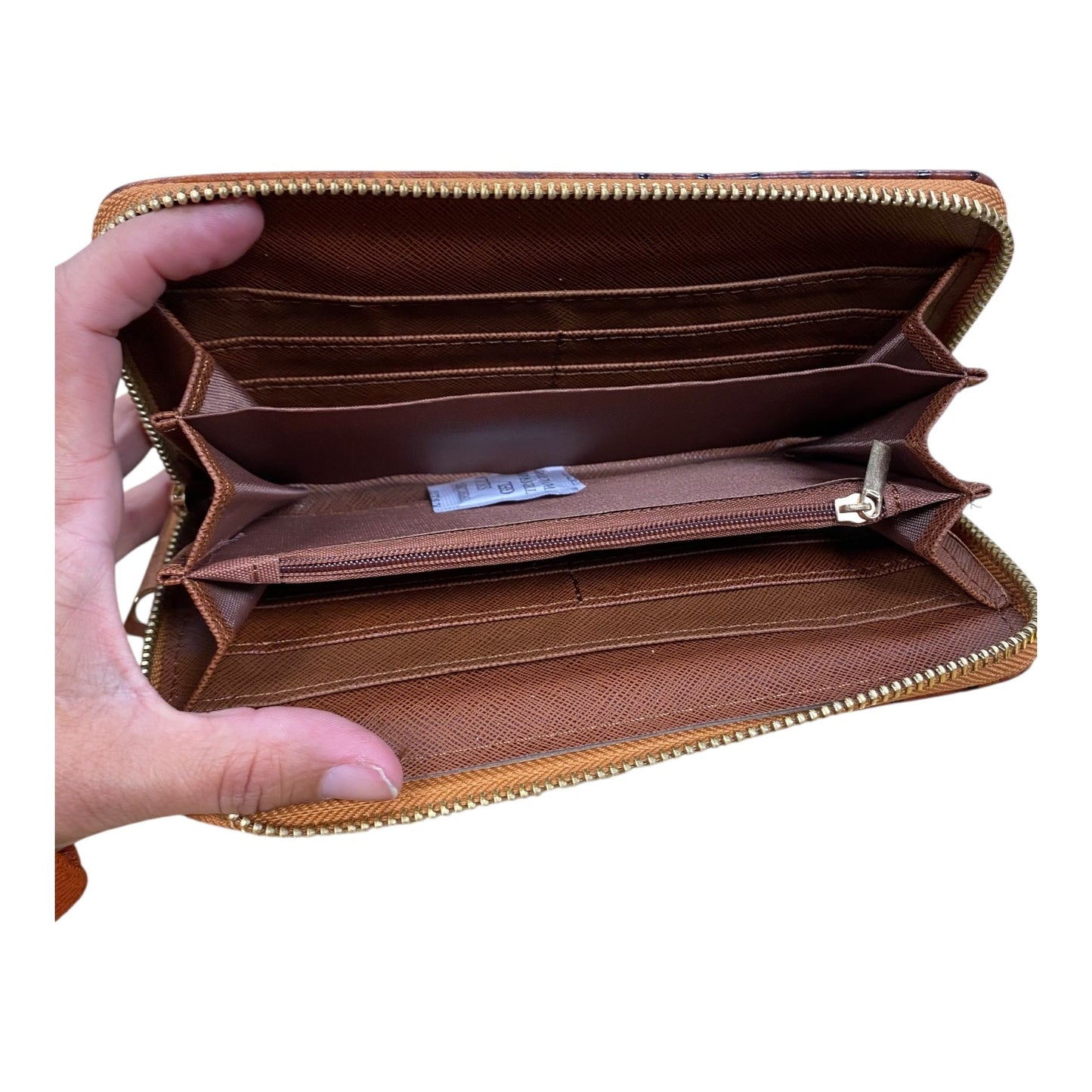 Wallet In Brown, Size:Medium