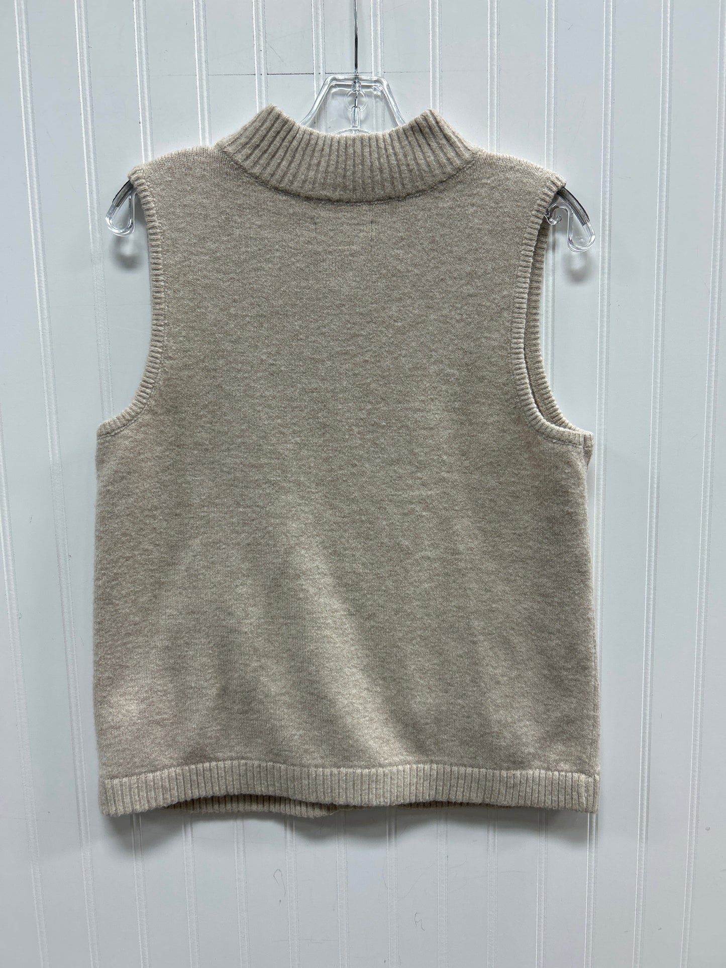 Vest Fleece By Croft And Barrow In Cream, Size:M