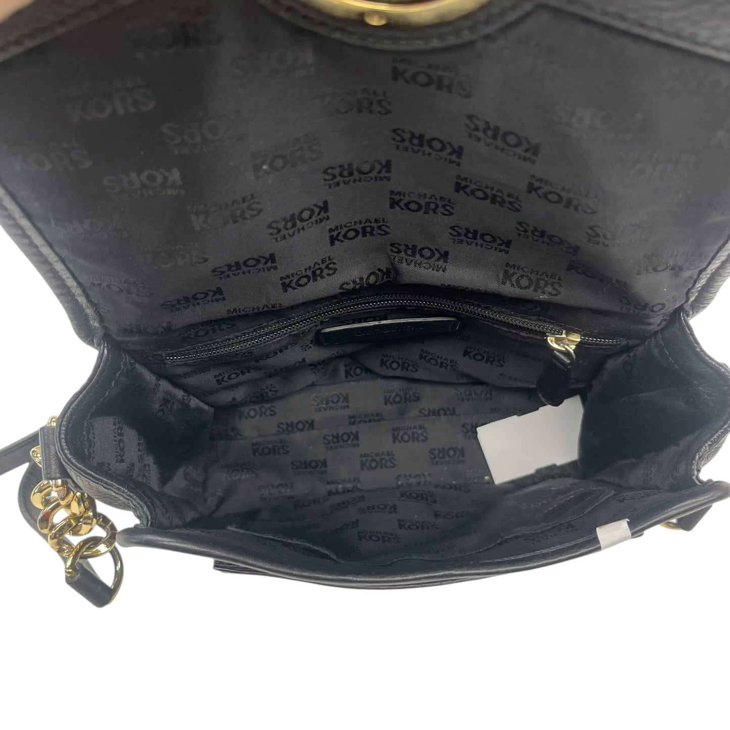 Crossbody Designer By Michael Kors In Black, Size:Medium