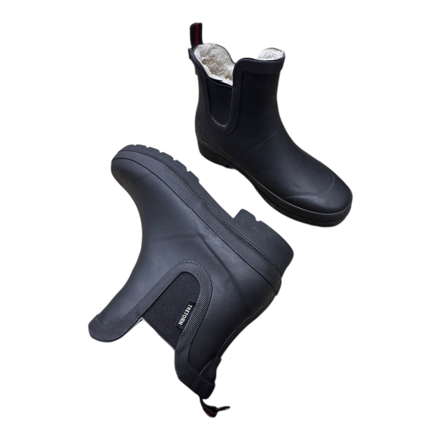 Boots Ankle Flats By Tretorn In Black, Size:8