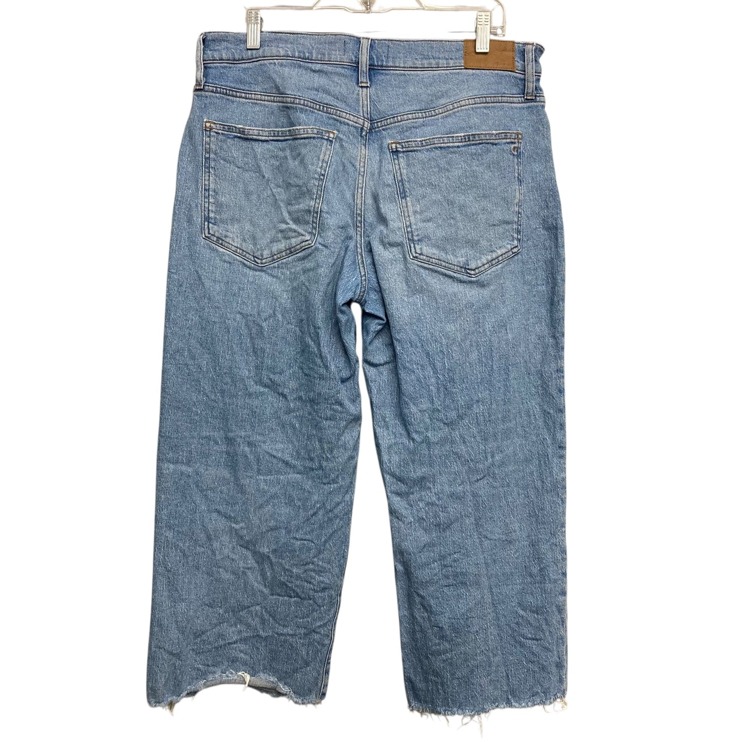 Jeans Cropped By Madewell In Blue Denim, Size:14P