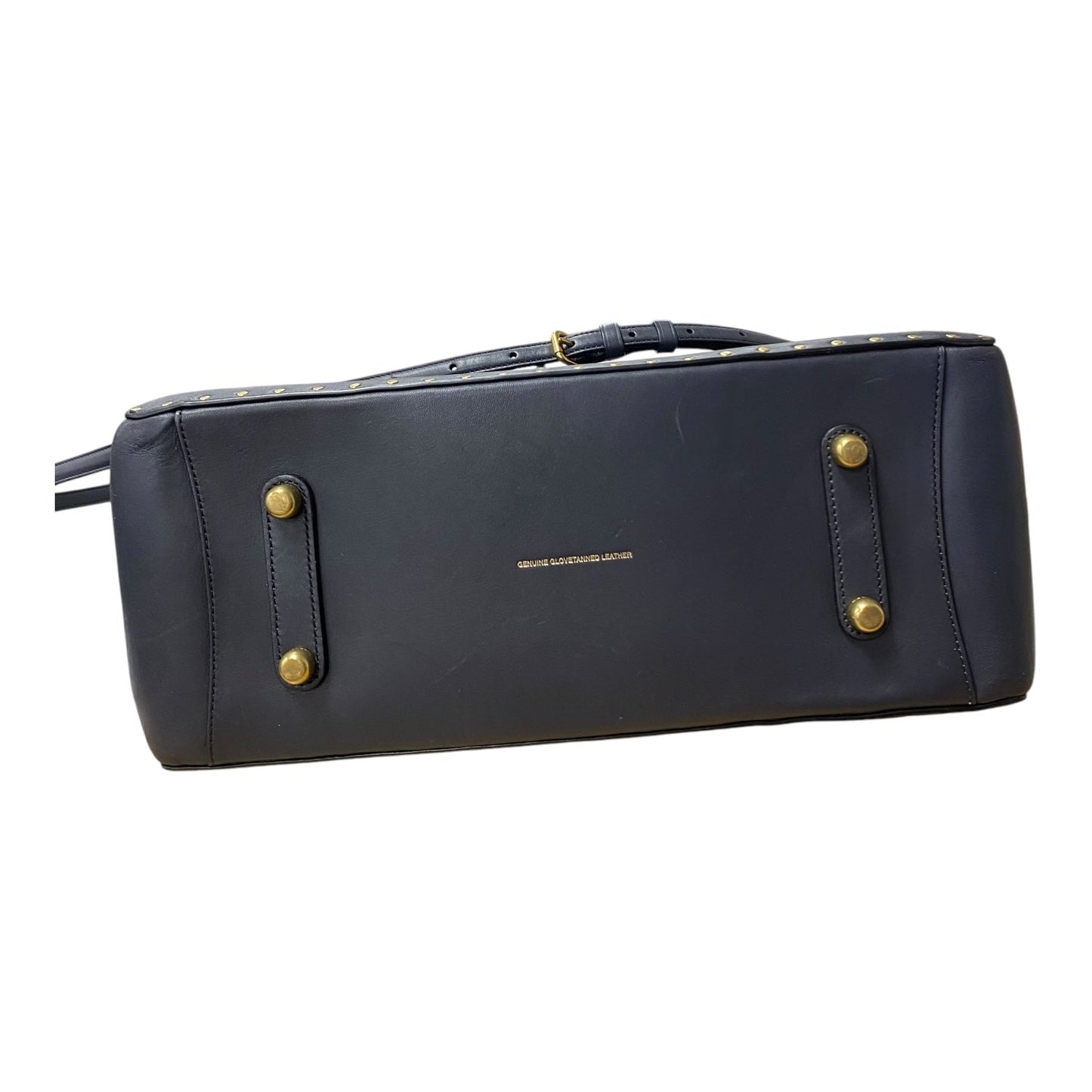 Handbag Designer By Coach In Navy, Size:Large