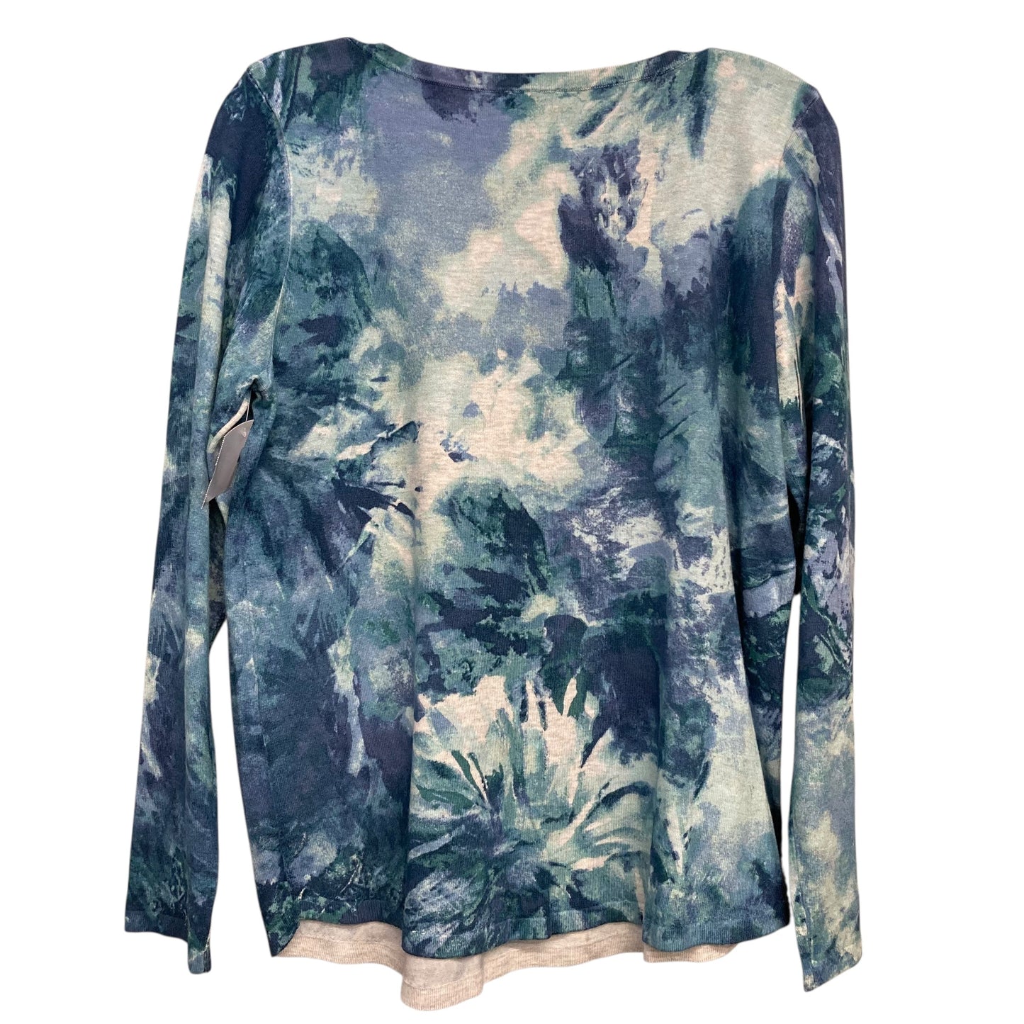 Top Ls Basic By Chicos In Blue & Green, Size:M