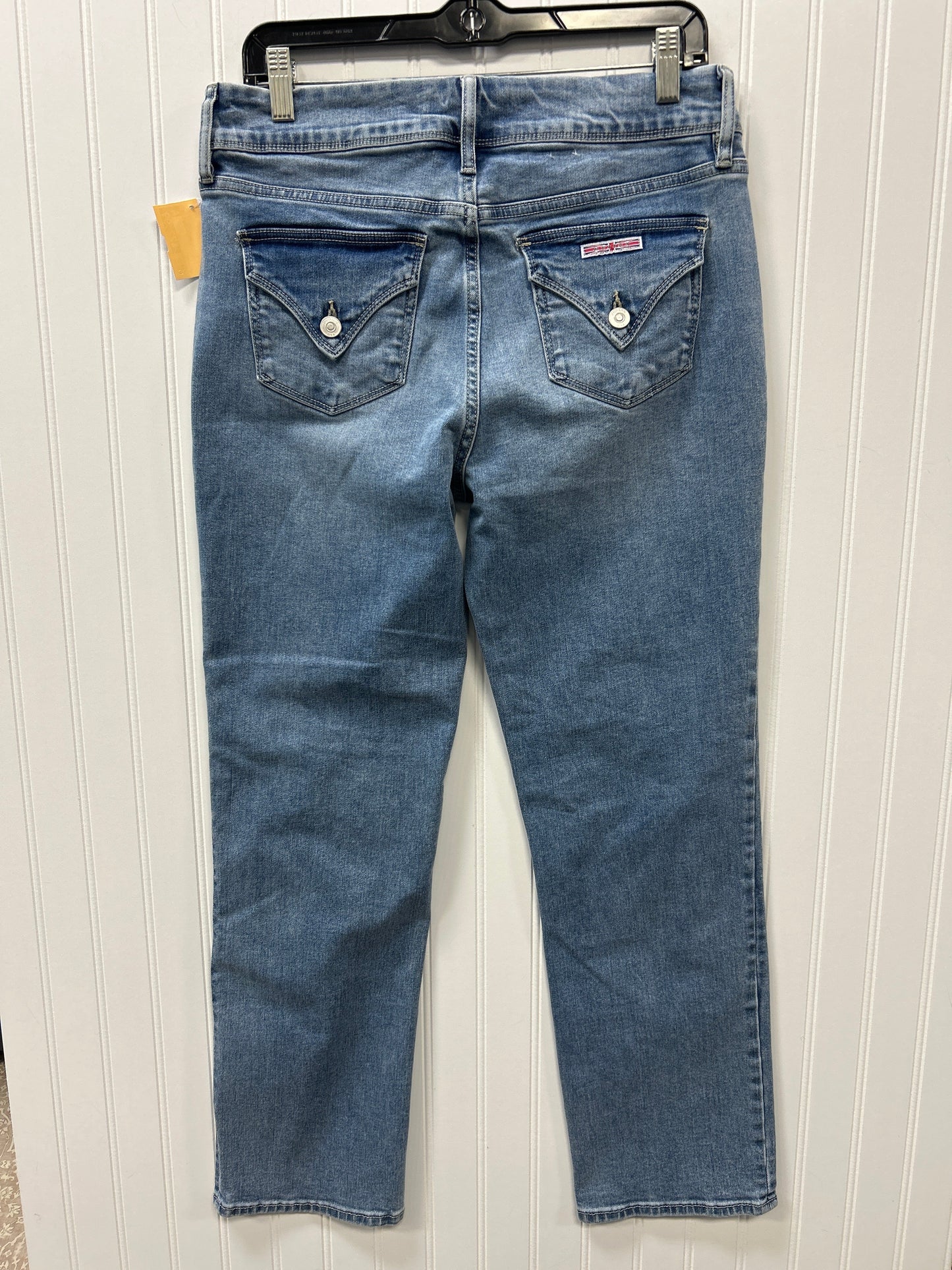 Jeans Straight By Hudson In Blue Denim, Size:10