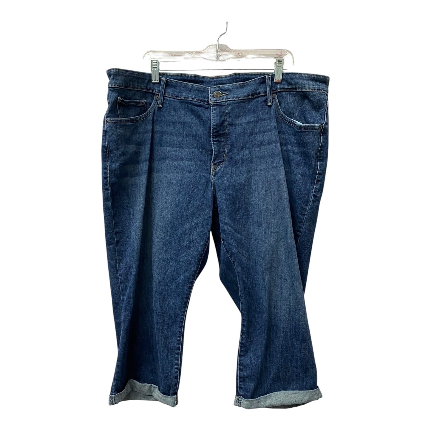 Jeans Cropped By Levis In Blue, Size:24