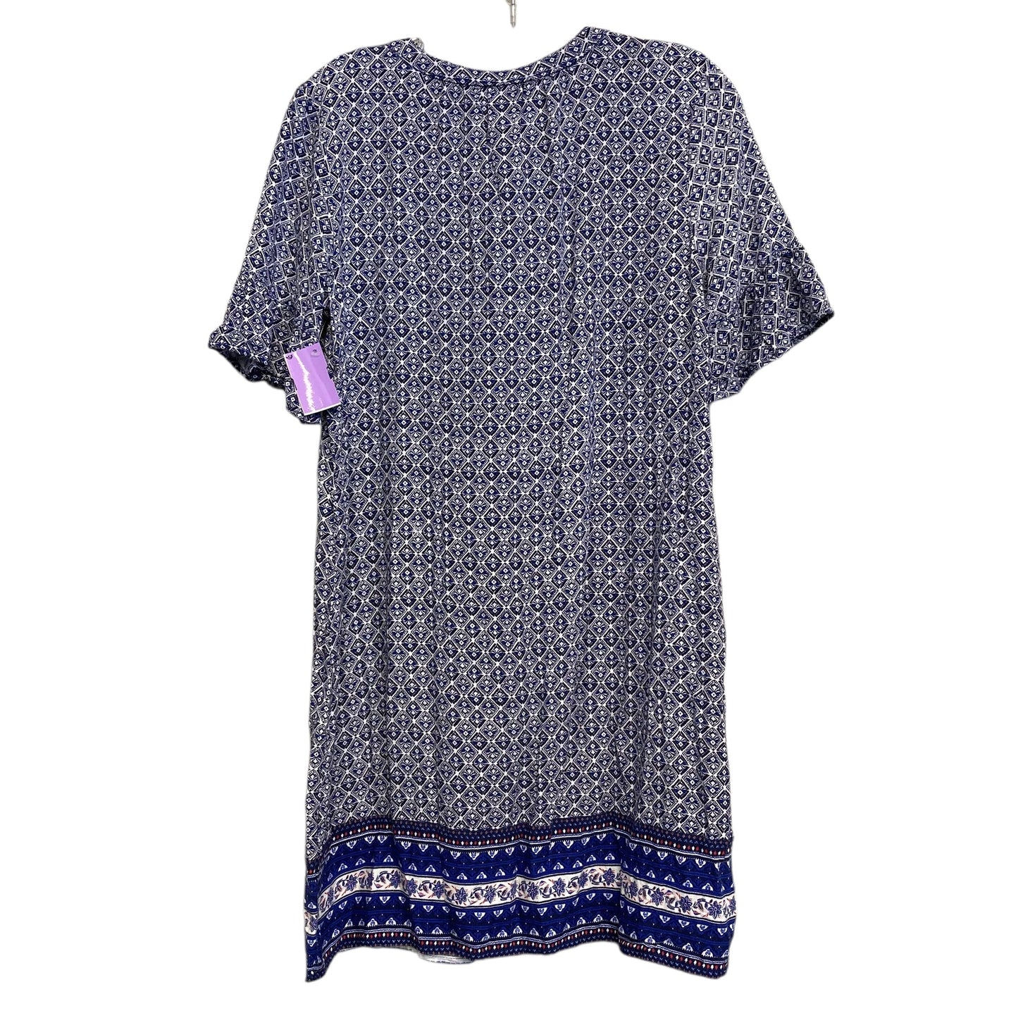 Dress Casual Short By Old Navy In Blue & White, Size:M