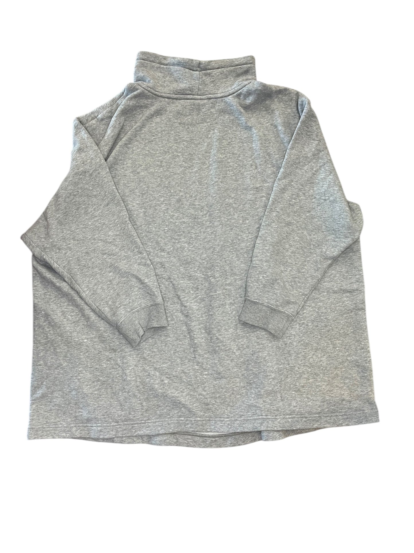 Sweatshirt Collar By Nike Apparel In Grey, Size:2X