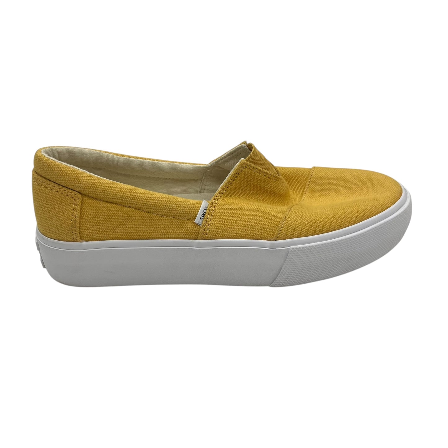 Shoes Sneakers By Toms In Yellow, Size:7.5