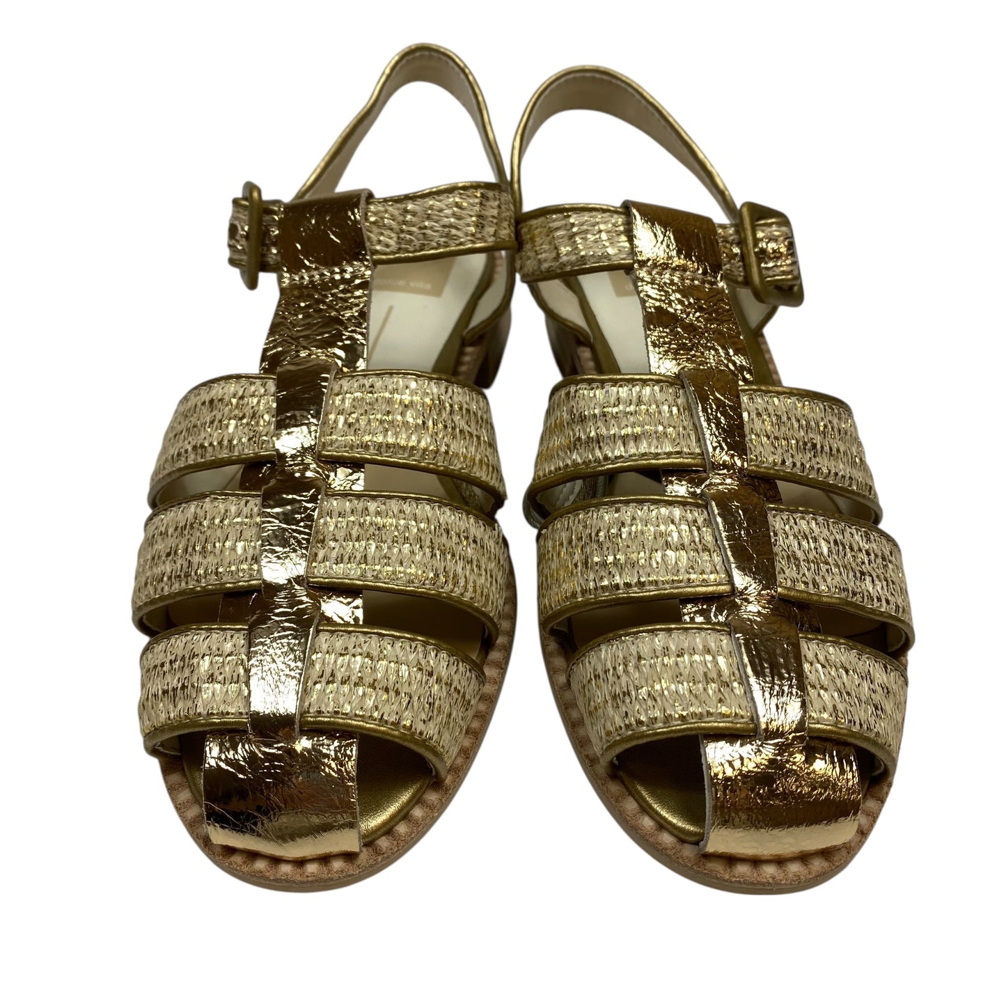 Shoes Flats By Dolce Vita In Gold, Size:8.5