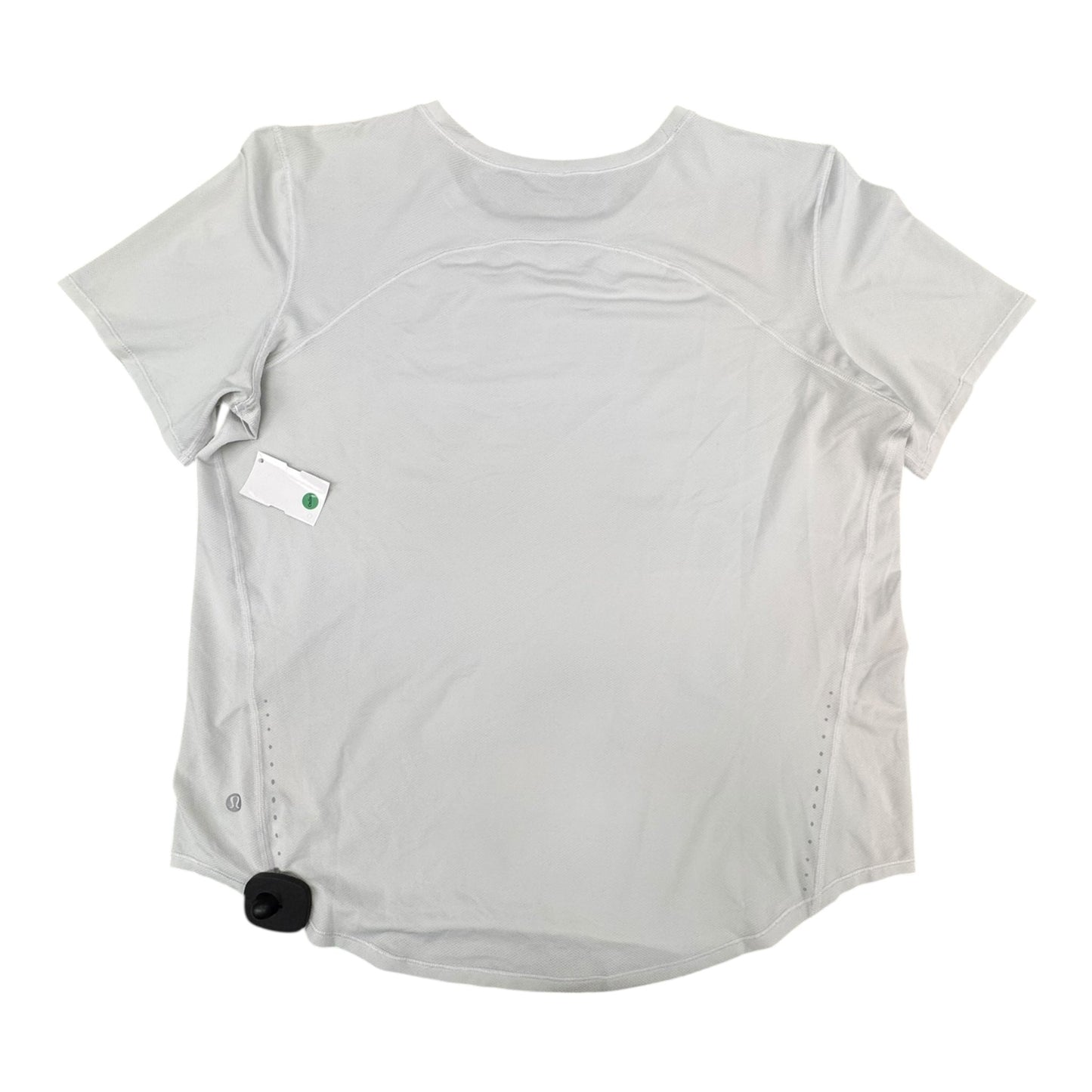 Athletic Top Ss By Lululemon In Ivory, Size:M