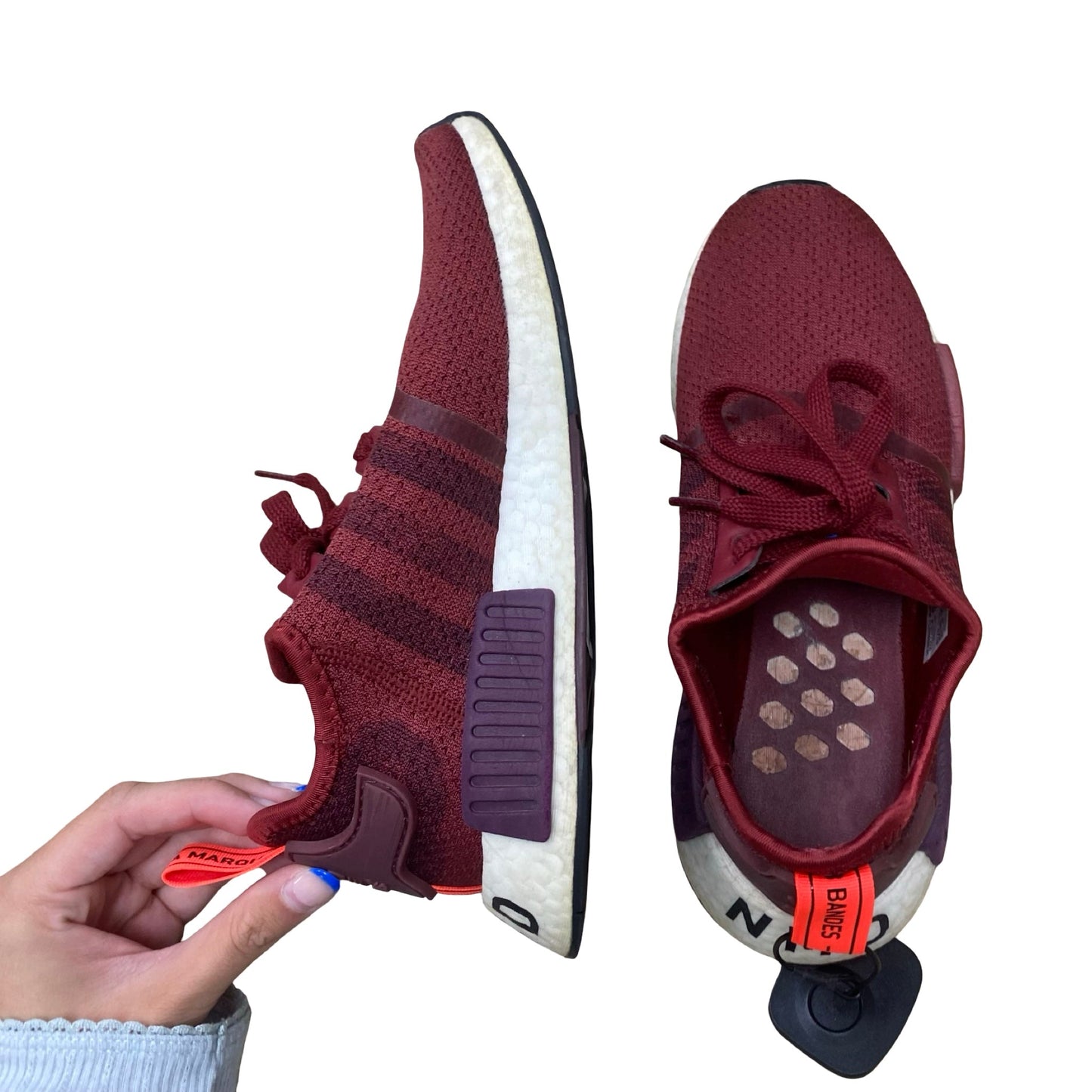 Shoes Athletic By Adidas In Maroon, Size:7