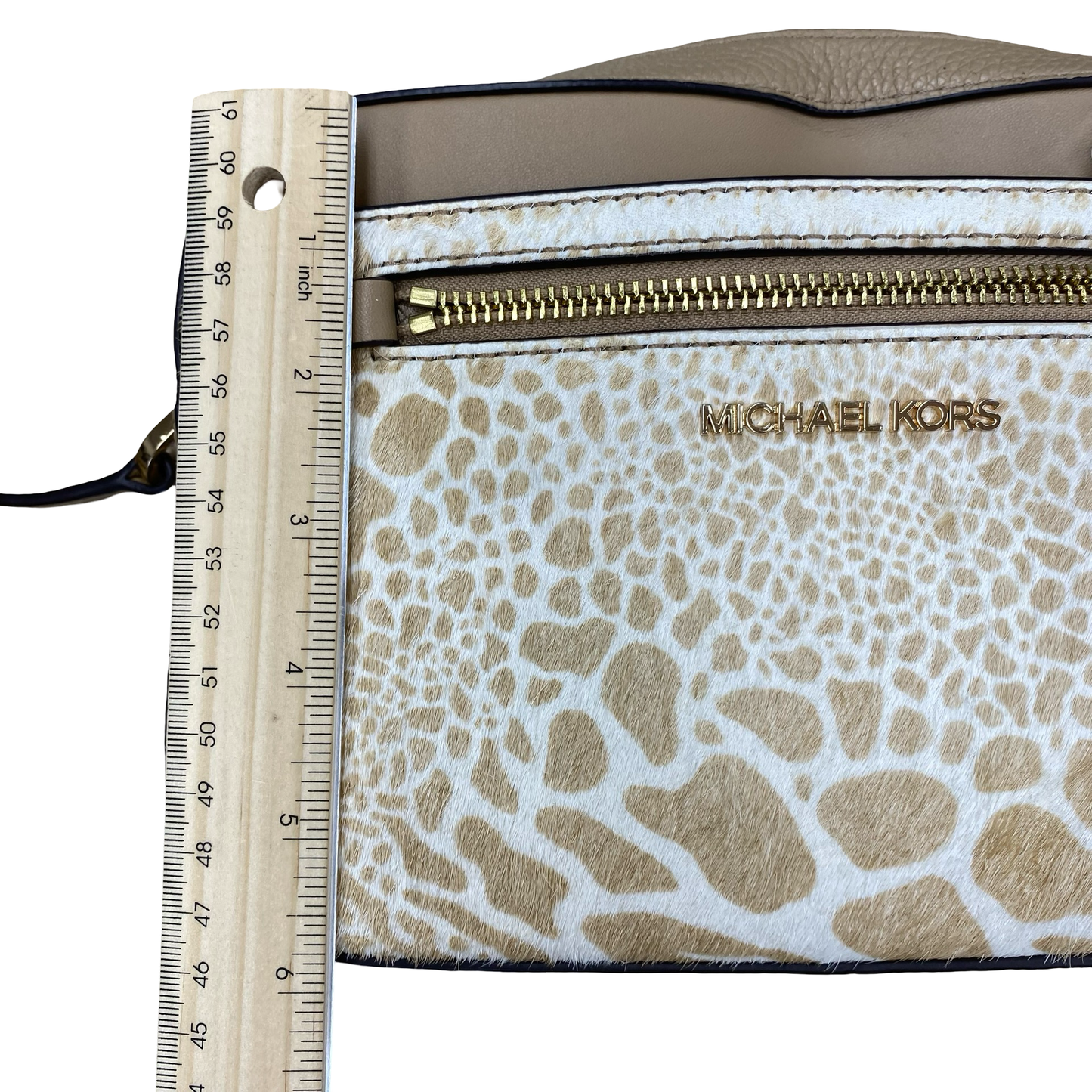 Handbag Designer By Michael Kors In Brown, Size:Medium