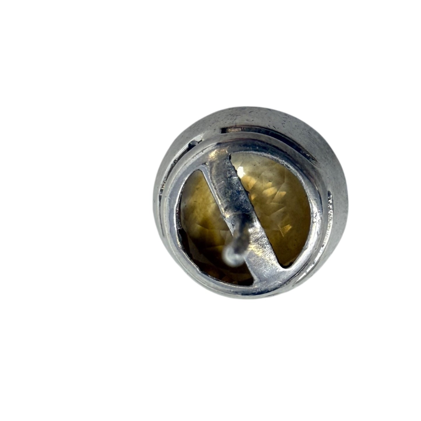 Citrine & Sterling Silver Stud Earrings