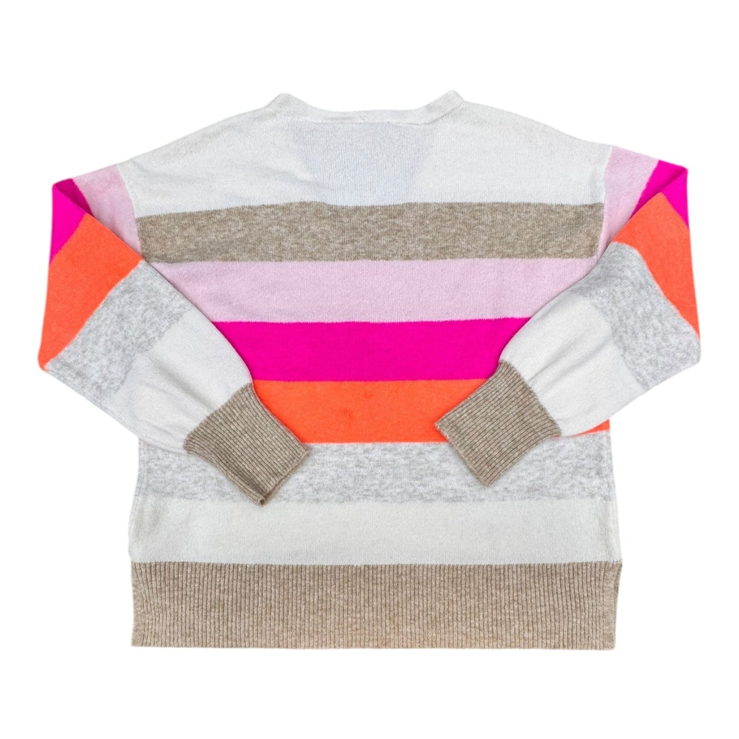 Sweater By Loft In Striped Pattern, Size:L