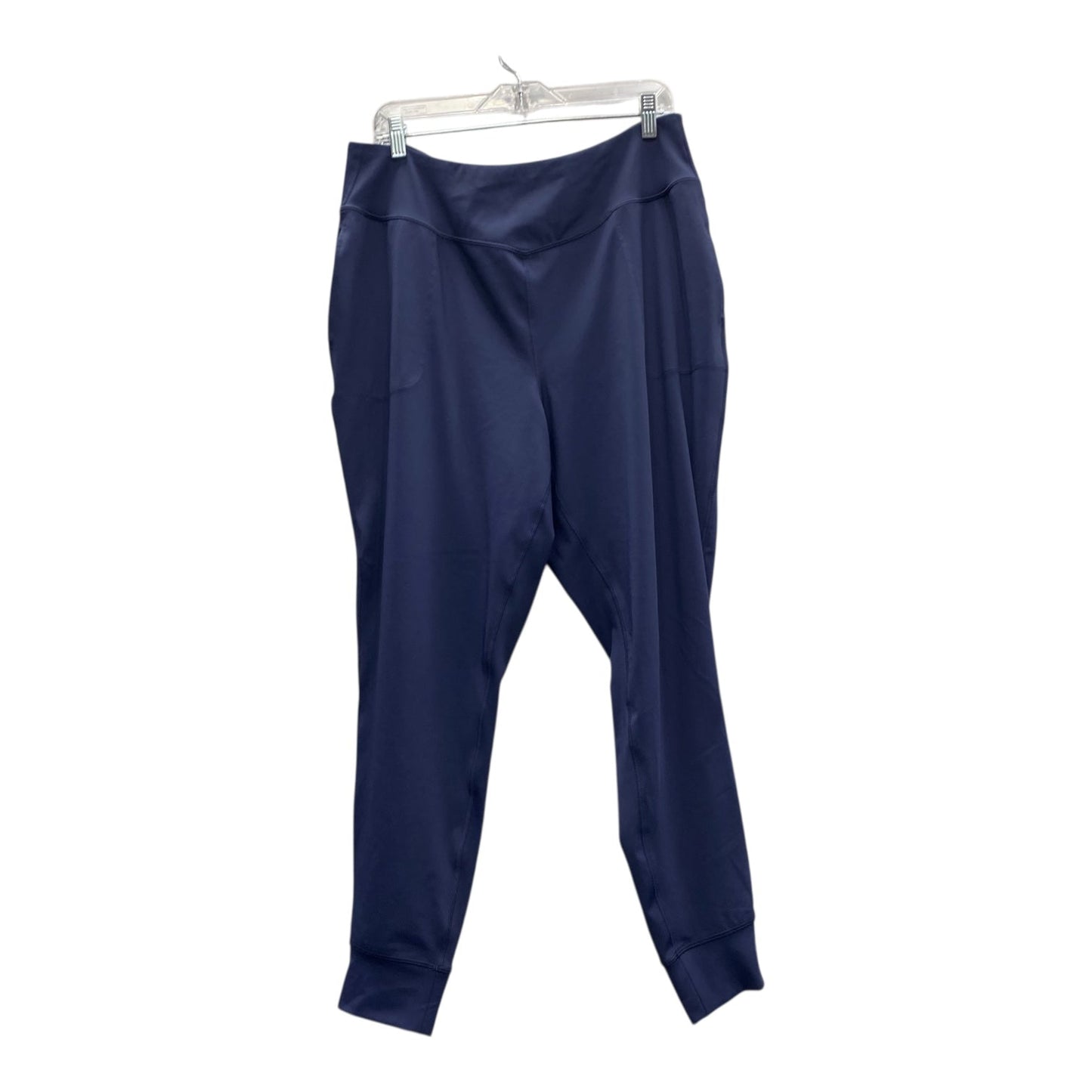 Athletic Pants By Tek Gear In Navy, Size:1X