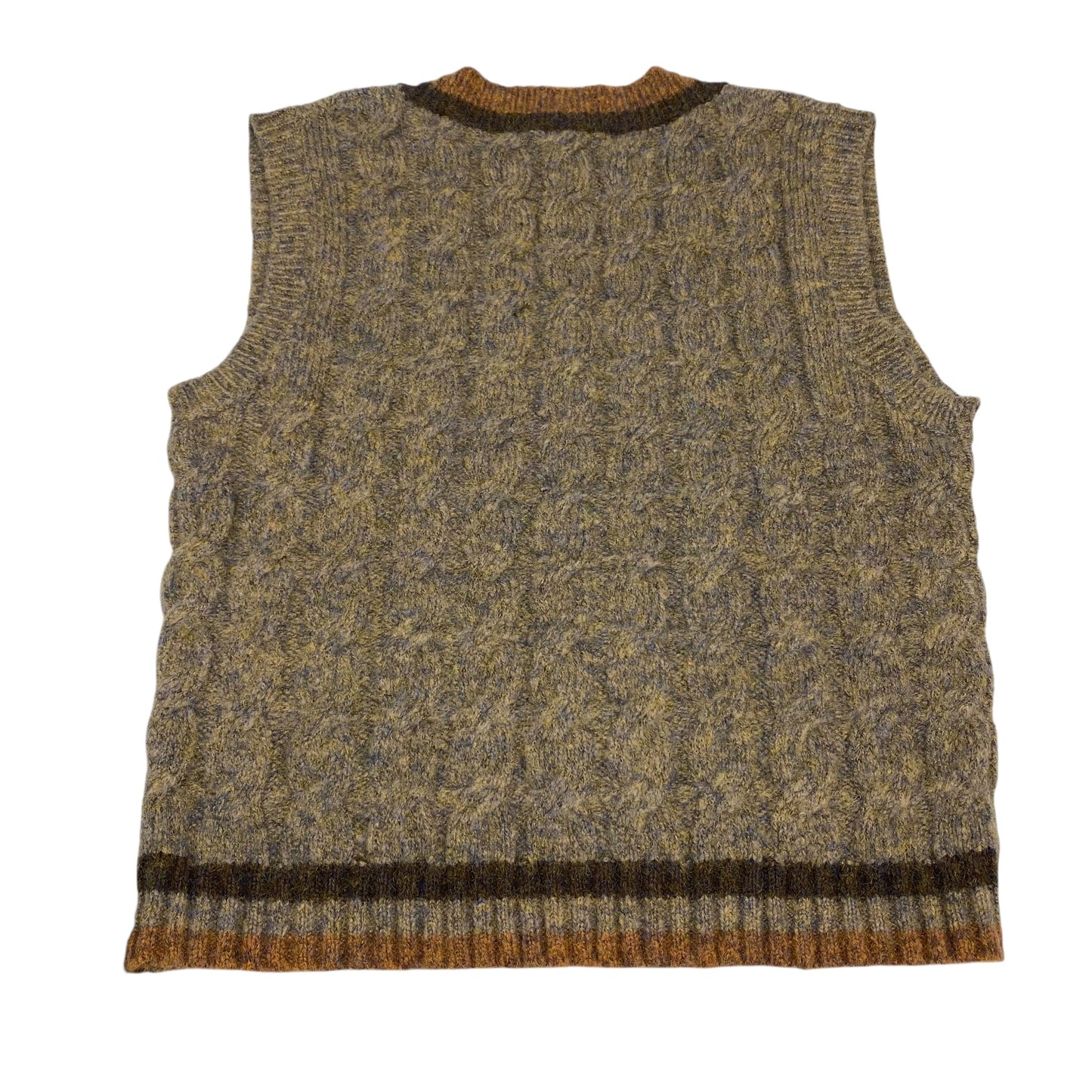 Vest Sweater By Mystree In Brown, Size:L