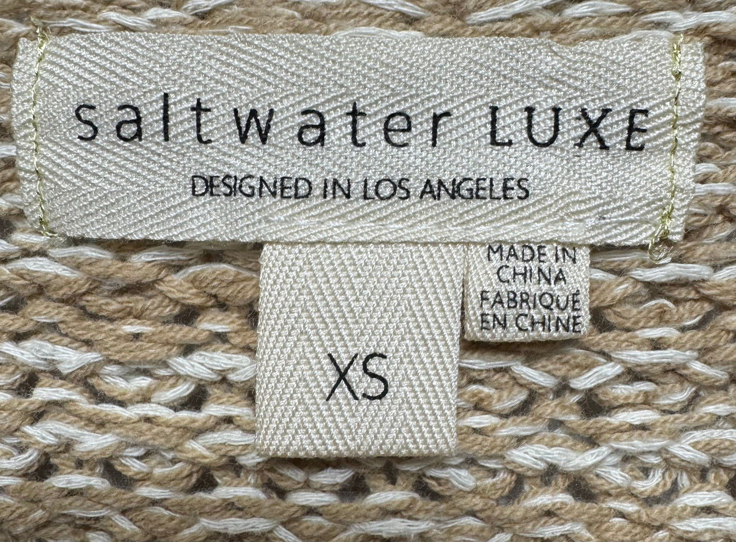 Sweater By Saltwater Luxe In Tan, Size: Xs