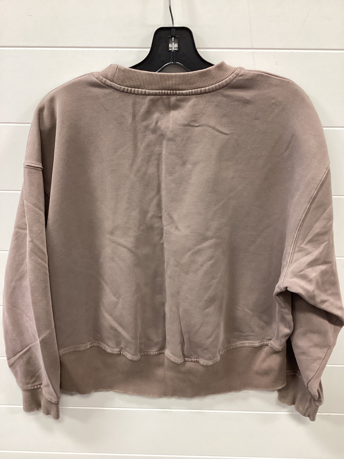 Athletic Top Ls Crewneck By Joy Lab In Brown, Size:M