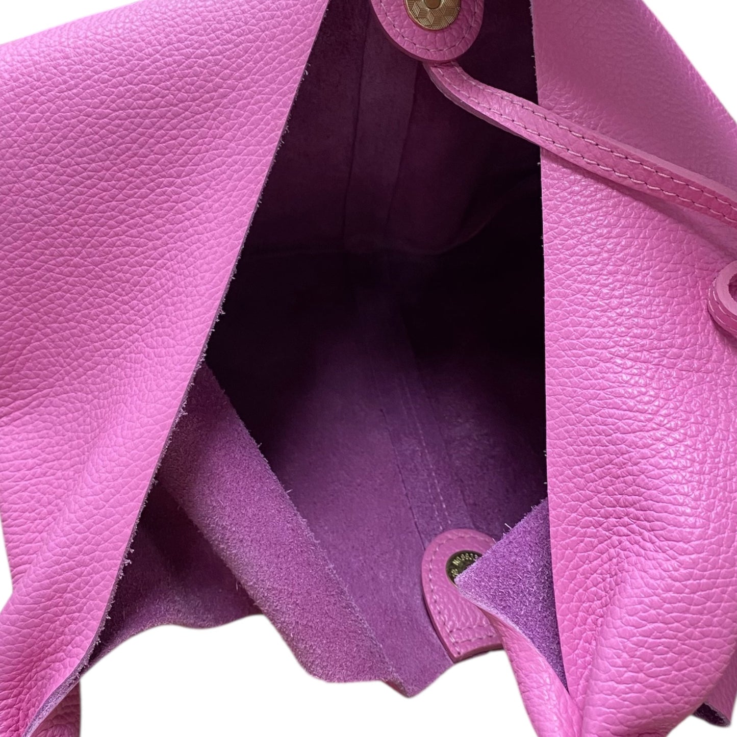 Handbag Leather By CUIR VERITABLE In Pink, Size:Medium