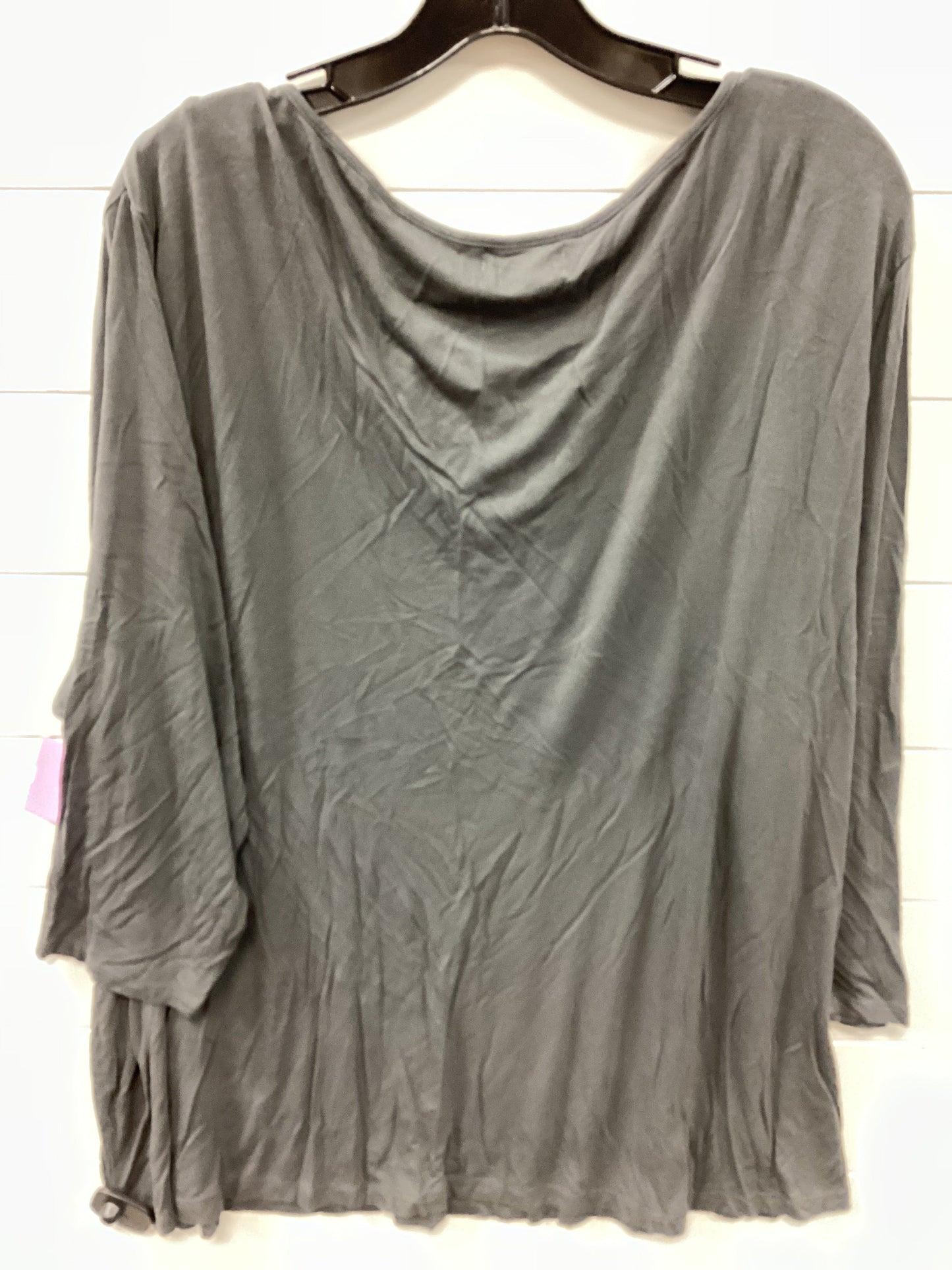 Top Ls By Maurices In Grey, Size:4X