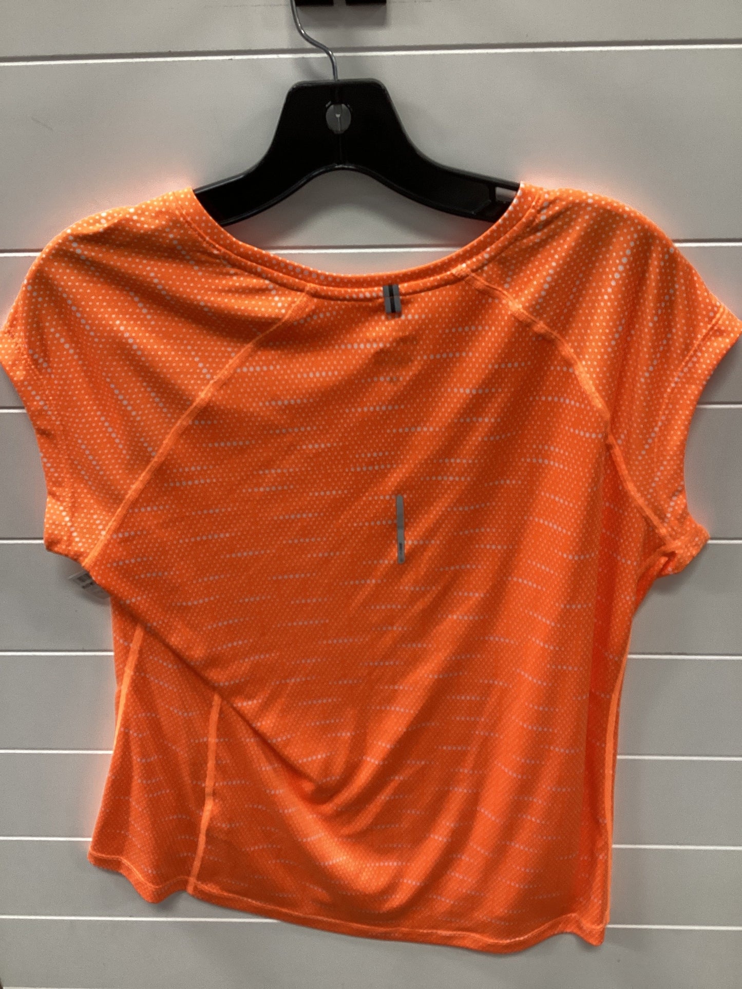 Athletic Top Ss By Nike Apparel In Orange, Size:Xl
