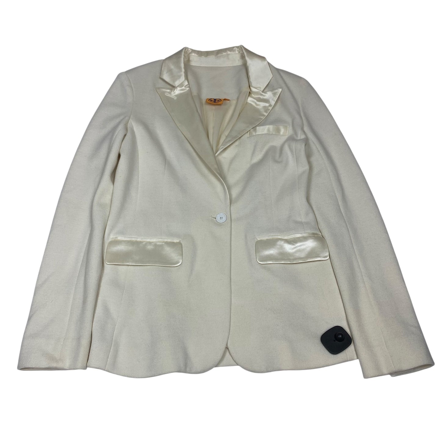 Blazer Designer By Tory Burch In Cream, Size:S