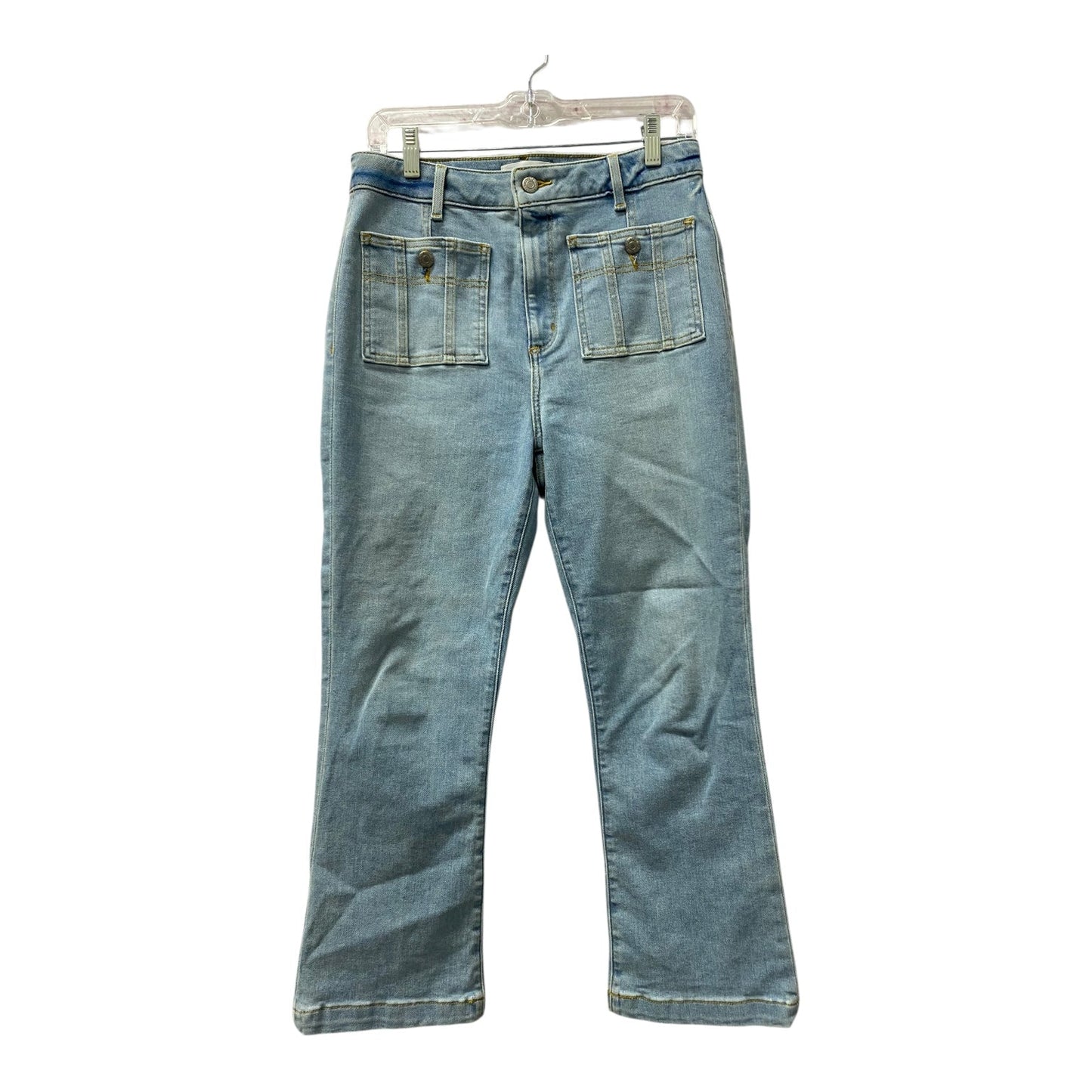 Jeans Cropped By Loft In Blue, Size:8