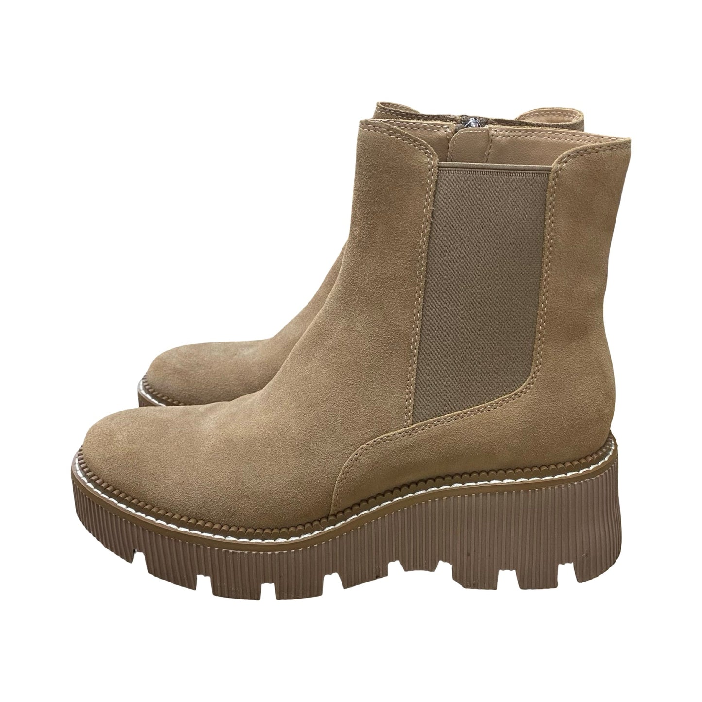 Boots Ankle Heels By Dolce Vita In Brown, Size:9.5