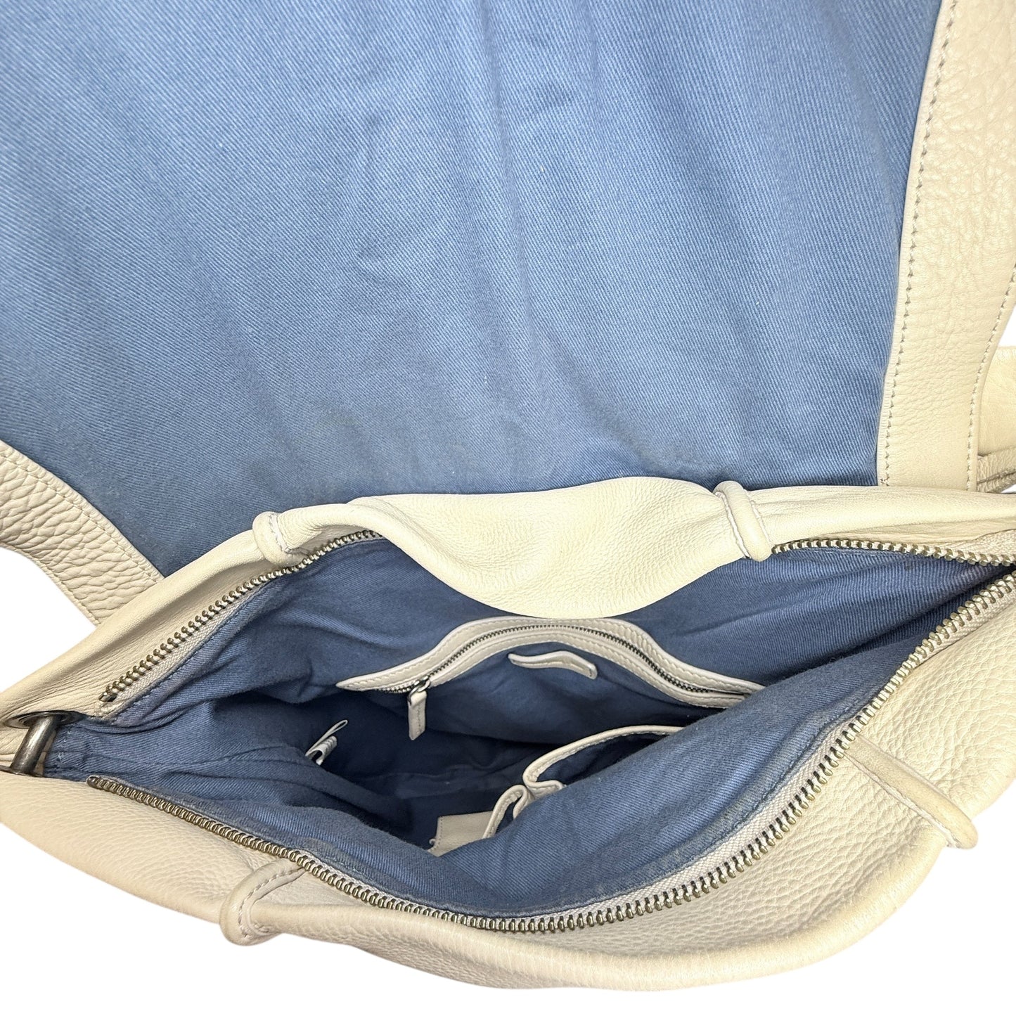 Vintage Leather Hobo Crossbody By Christopher Kon, Size: Large