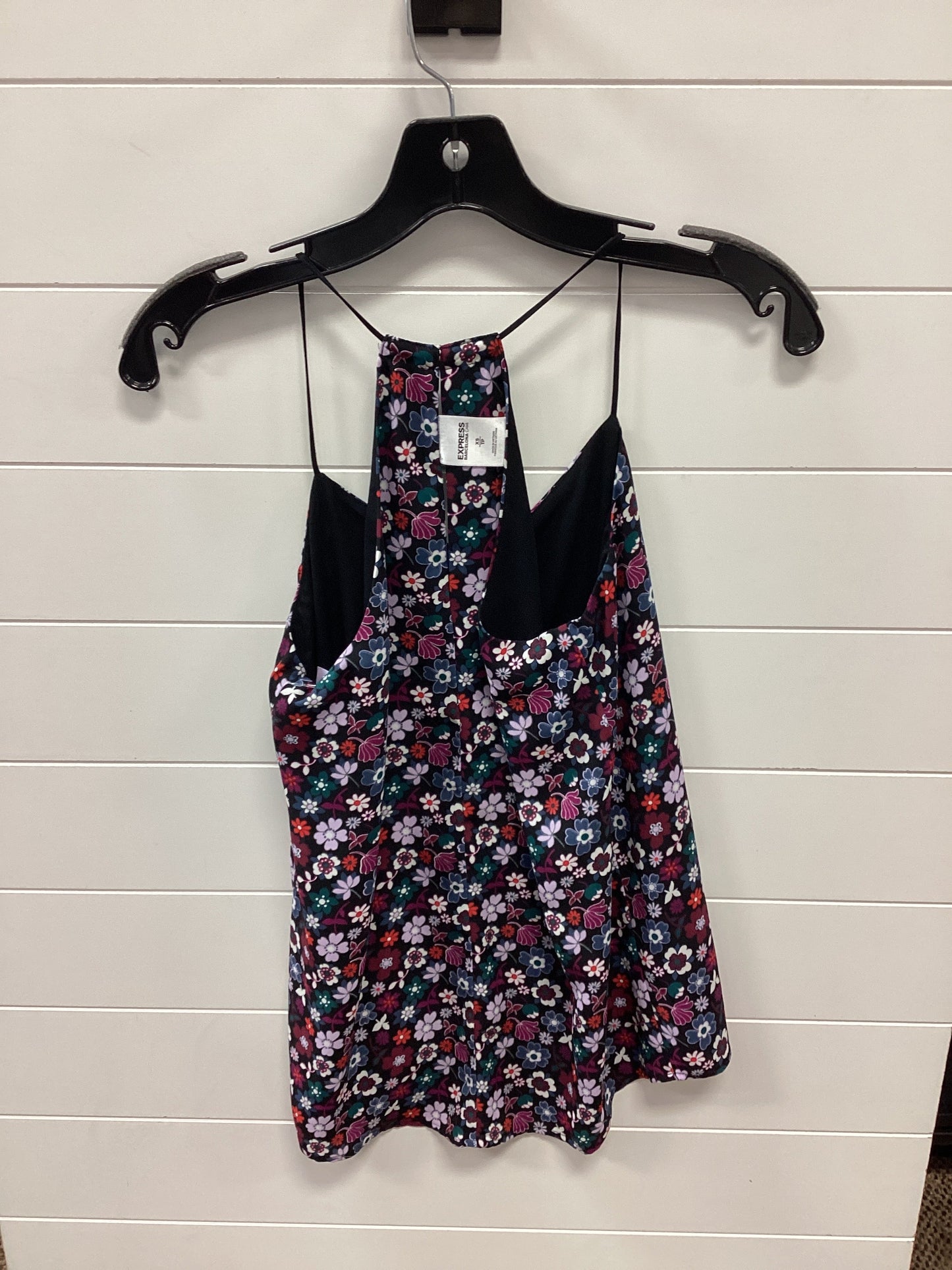 Top Sleeveless By Express In Black, Size:XS