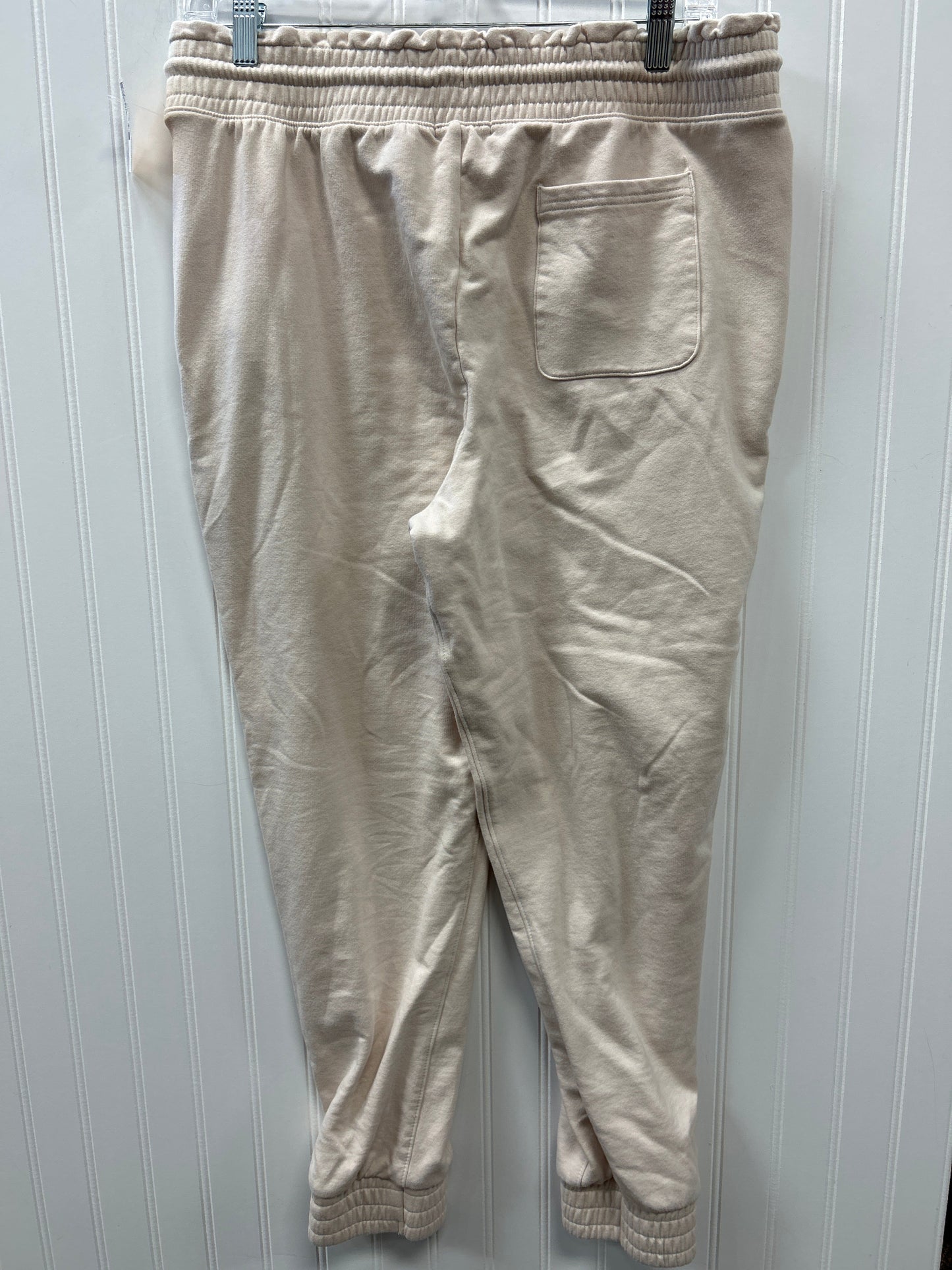 Athletic Pants By Flx In Cream, Size:L