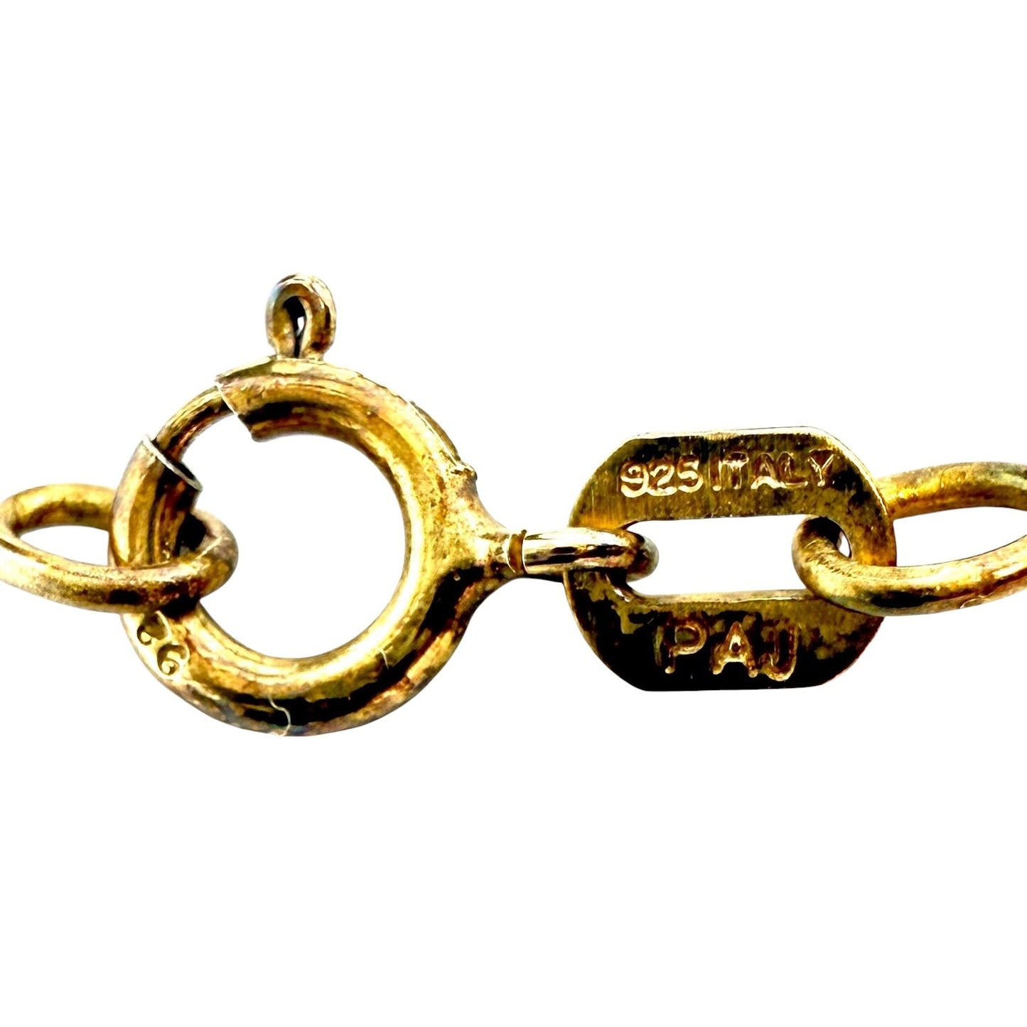 18k Yellow Gold Plated
Sterling Silver Two Tone Filigree Openwork Medallion Pendant Necklace By Morgan & Paige