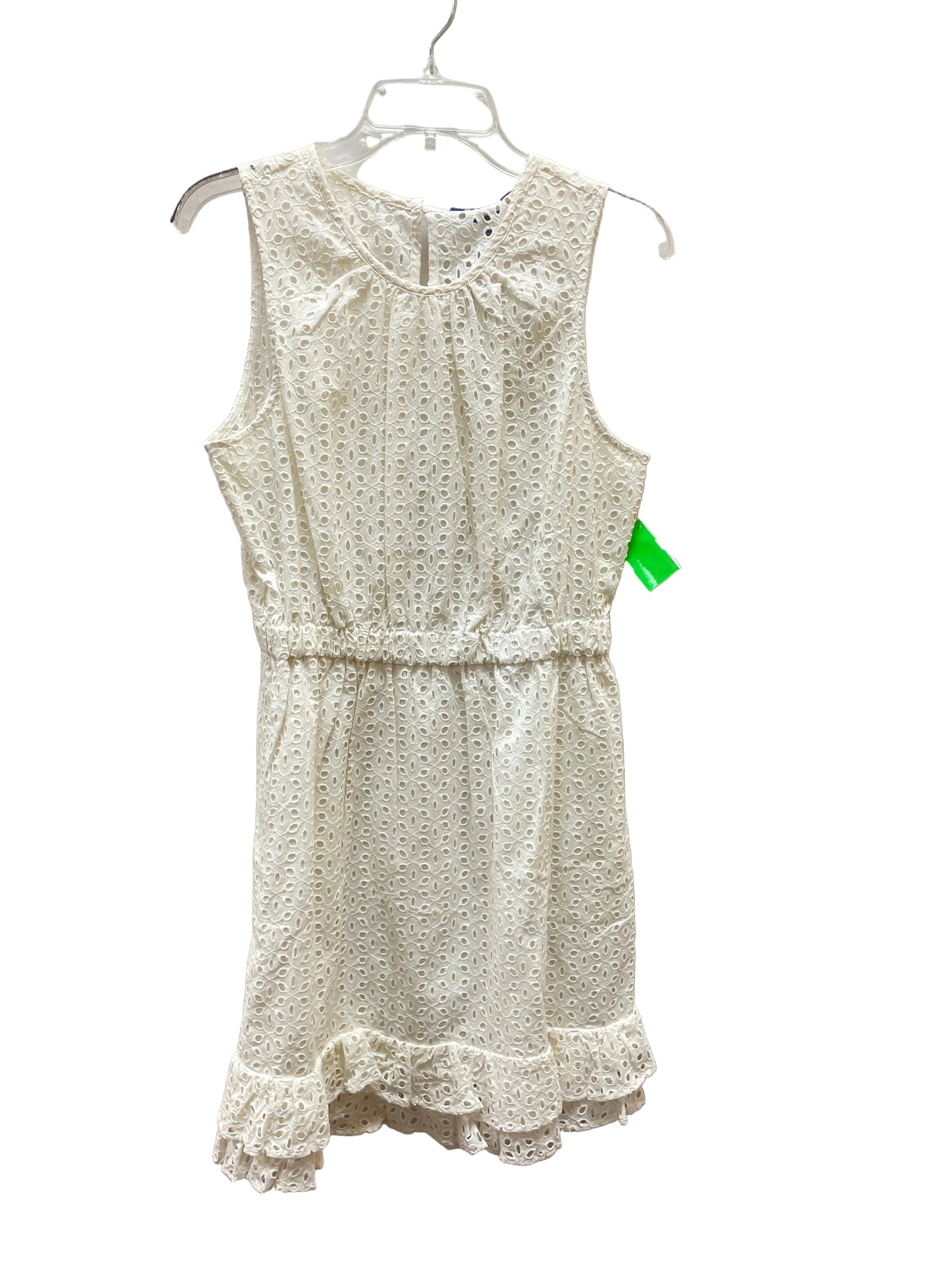 Dress Casual Midi By Clothes Mentor In Cream, Size:10