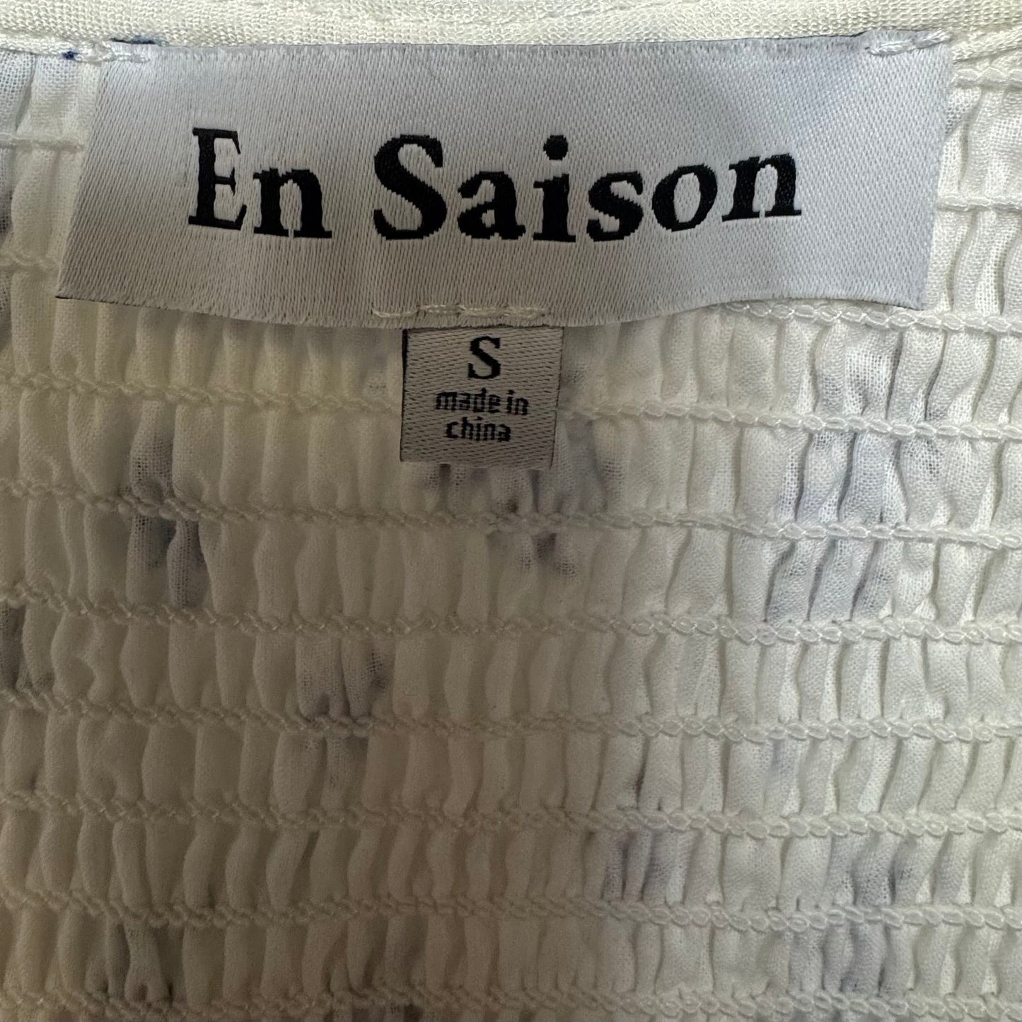 Top Sleeveless By En Saison In Floral Print, Size: S