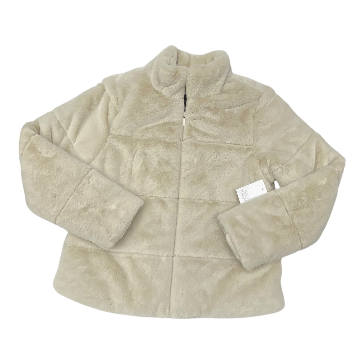 Jacket Faux Fur & Sherpa By Daily Thread In Beige, Size:M