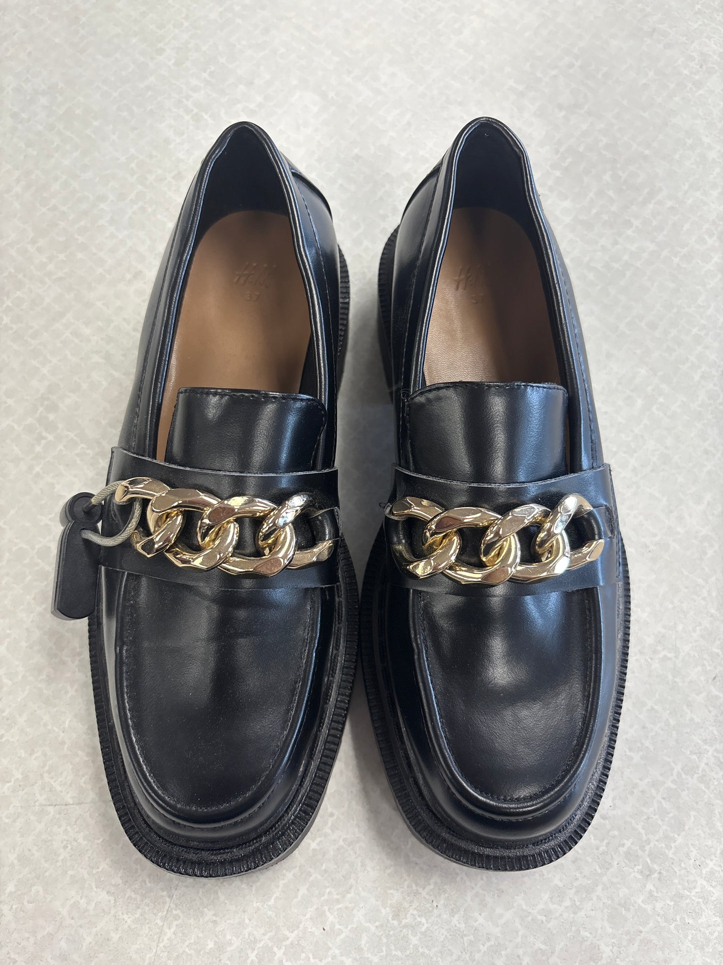 SHOES HEELS PLATFORM by H&M In BLACK, Size: 6