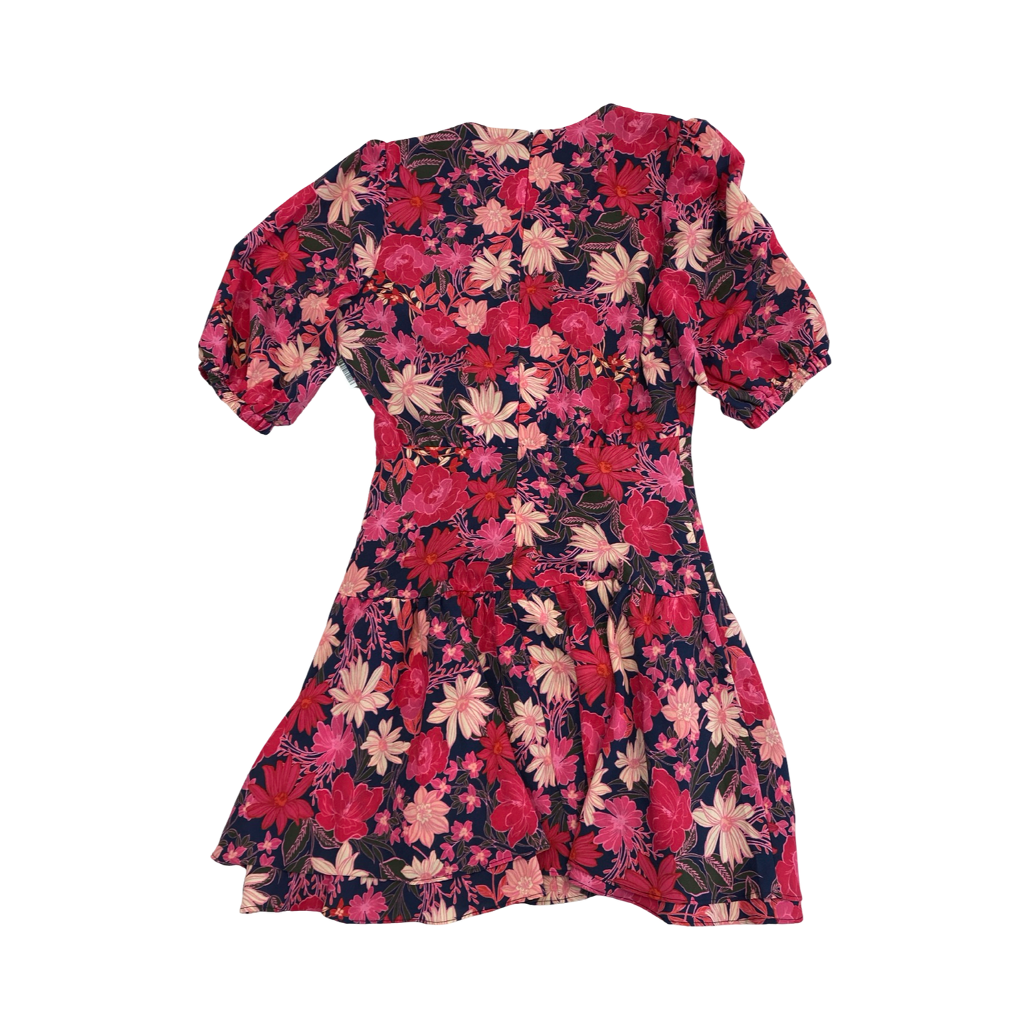 Dress Casual Short By Sugar Lips In Floral Print, Size:Xs