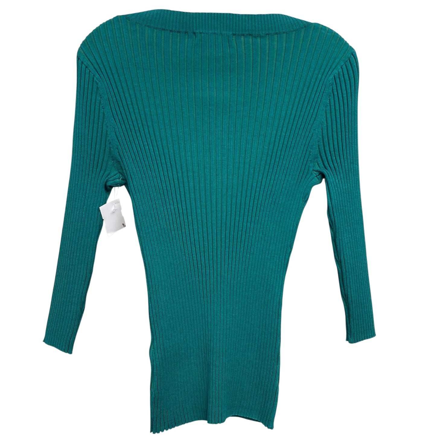 Top Ls By August Silk In Green, Size:L