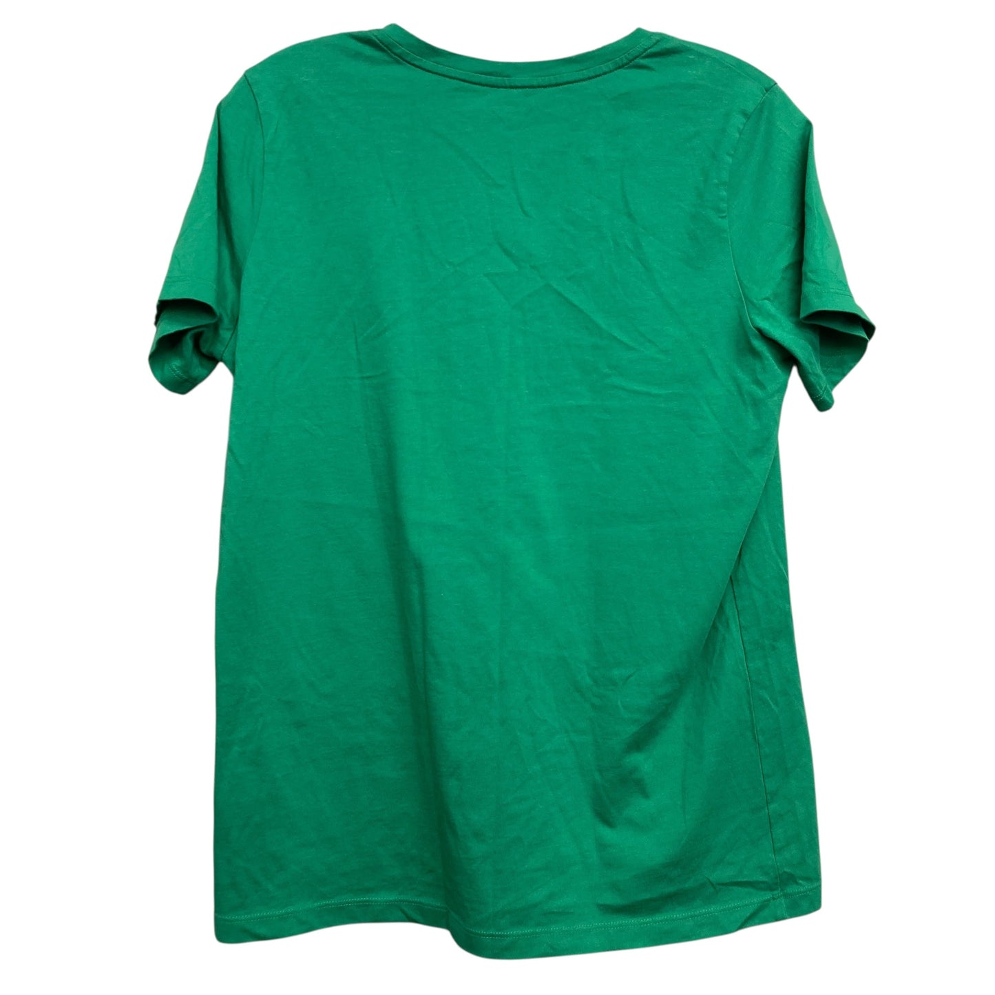 Top Ss Basic By Lands End In Green, Size:S
