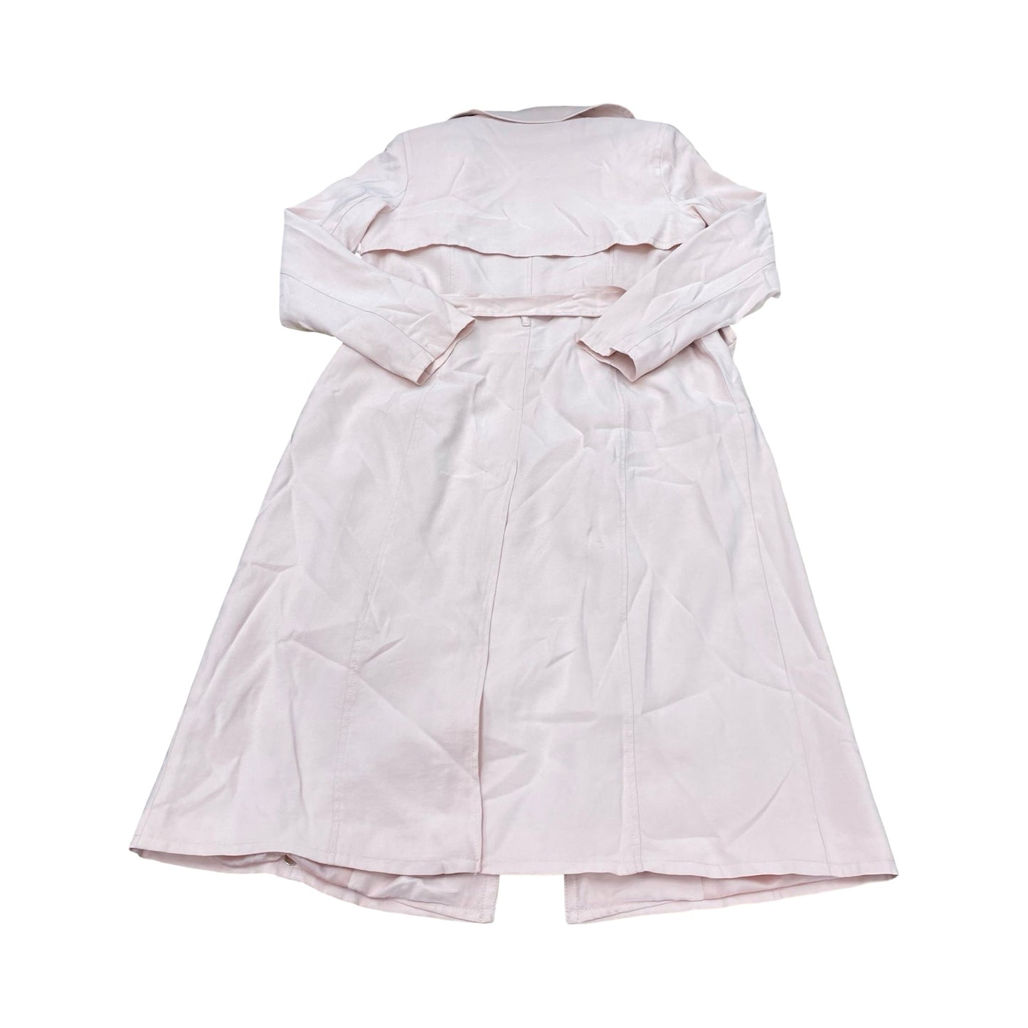 Coat Trench Coat By Banana Republic In Pink, Size:M