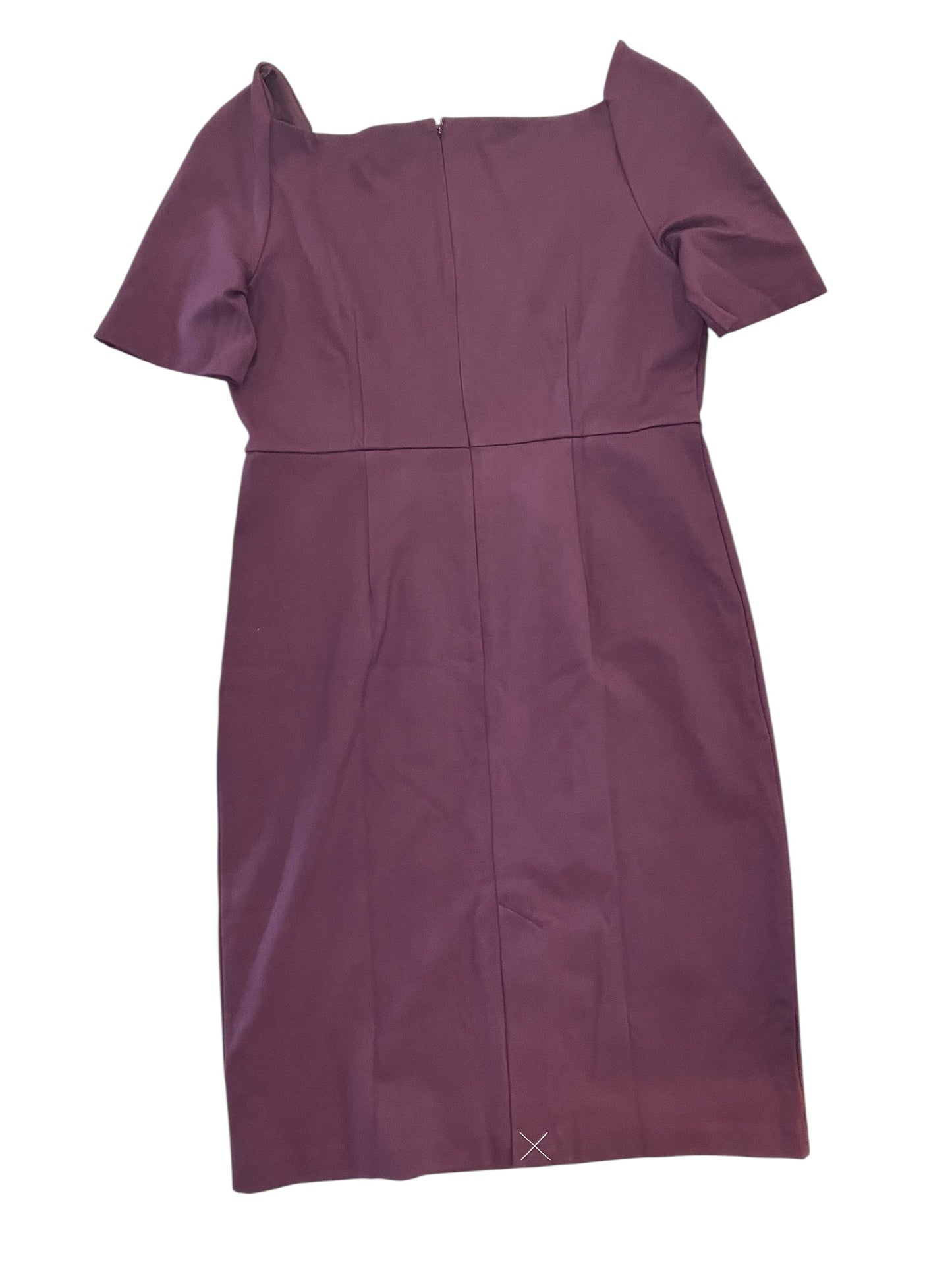 Dress Work By Ann Taylor In Purple, Size:Xl