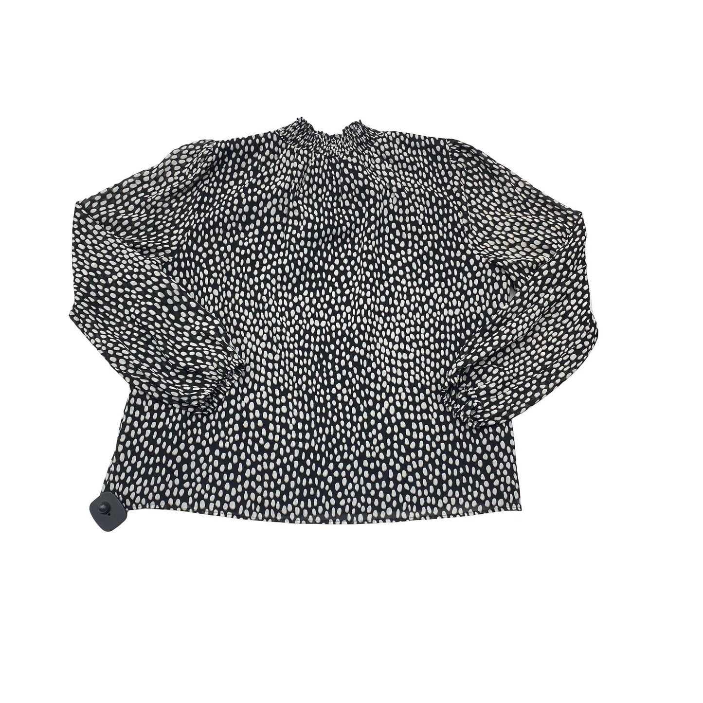 Top Ls By J. Crew In Polkadot Pattern, Size:L
