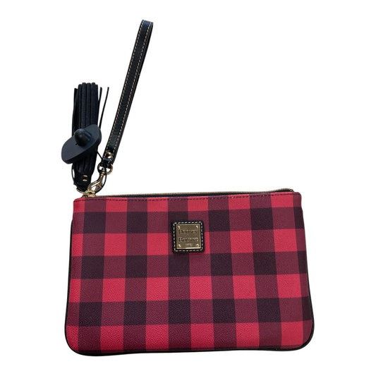 Wristlet Designer By Dooney And Bourke In Black & Red, Size:Large