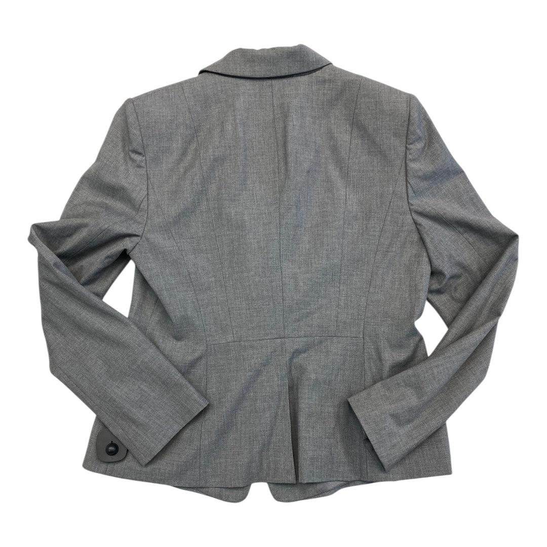 Blazer By Ann Taylor In Grey, Size:10