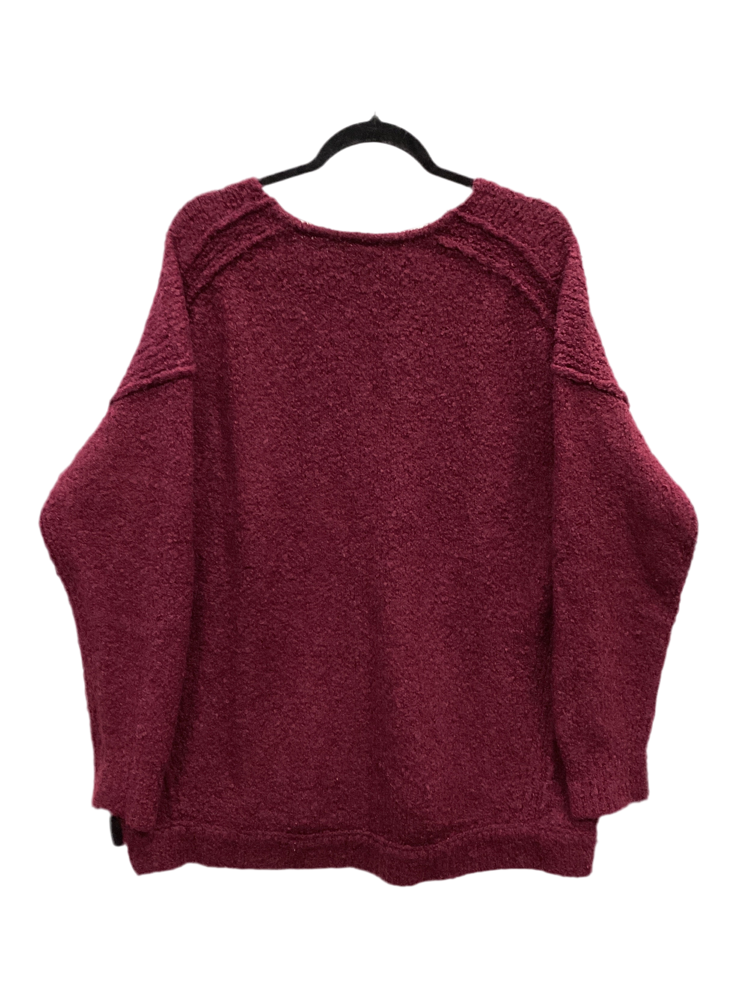 Sweater By Free People In Maroon, Size:L