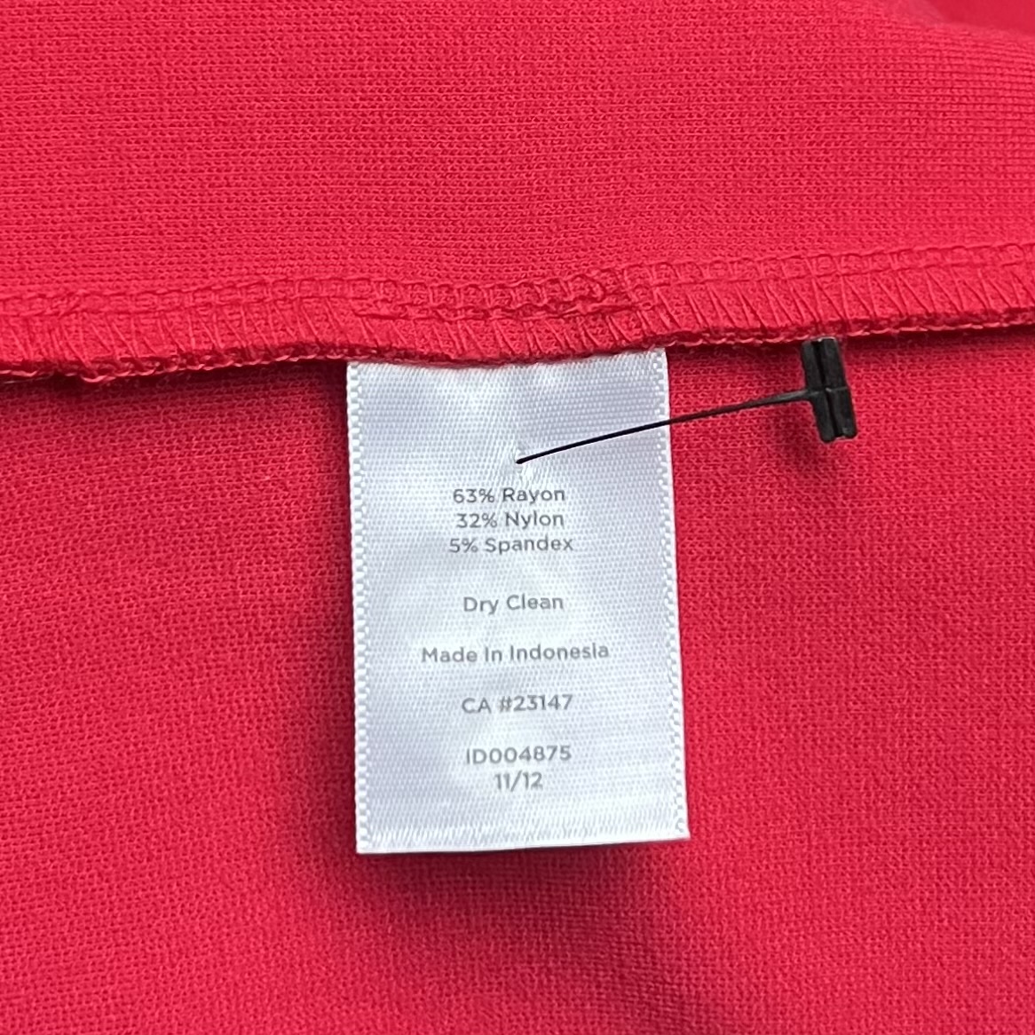 Dress Work By Talbots In Red, Size: 14