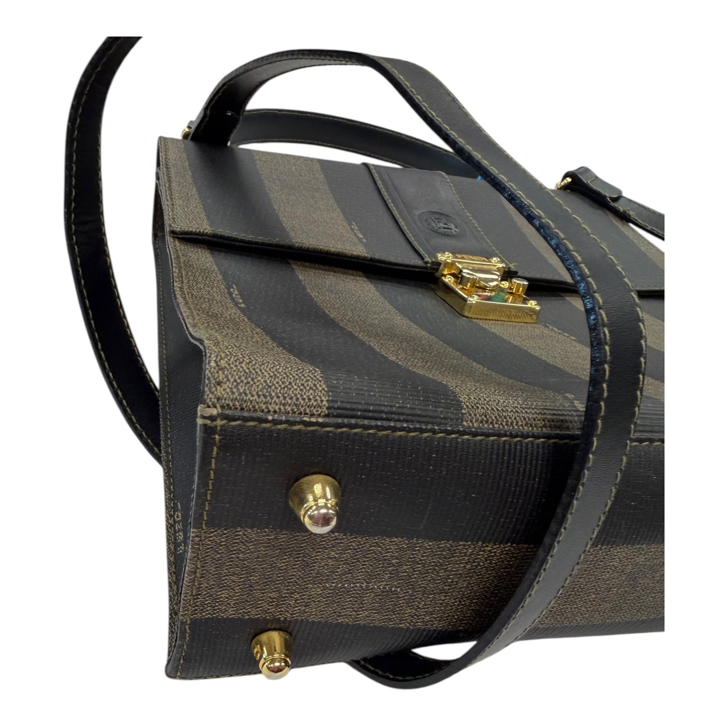 Crossbody Luxury Designer By Fendi In Brown, Size:Medium