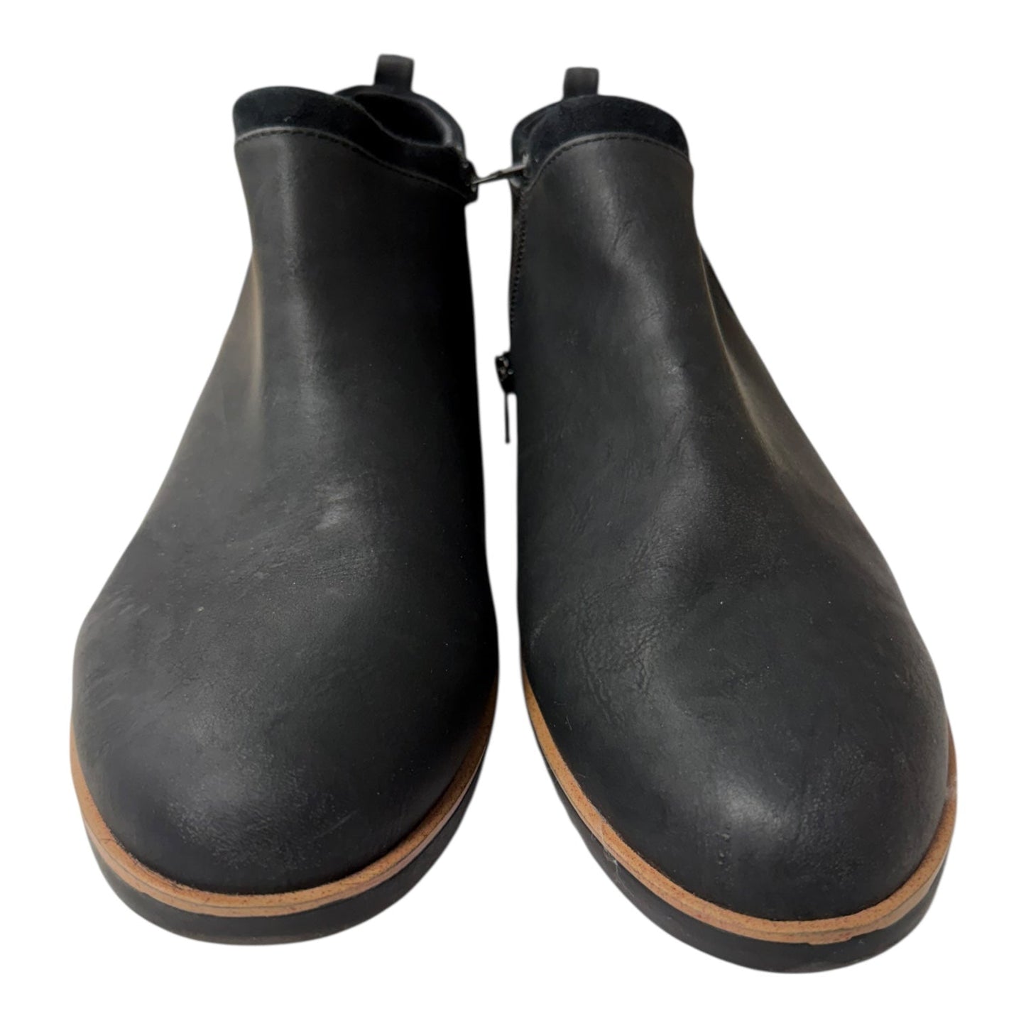 Boots Ankle Flats By Life Stride In Black, Size:9.5