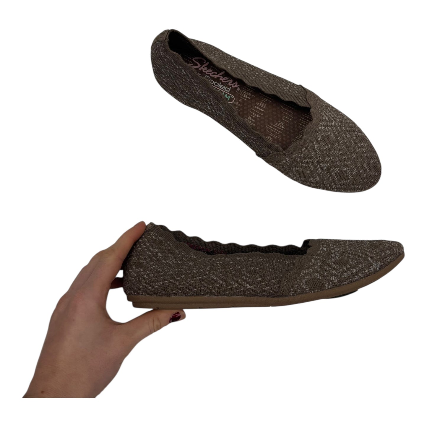 Shoes Flats By Skechers In Brown, Size:7