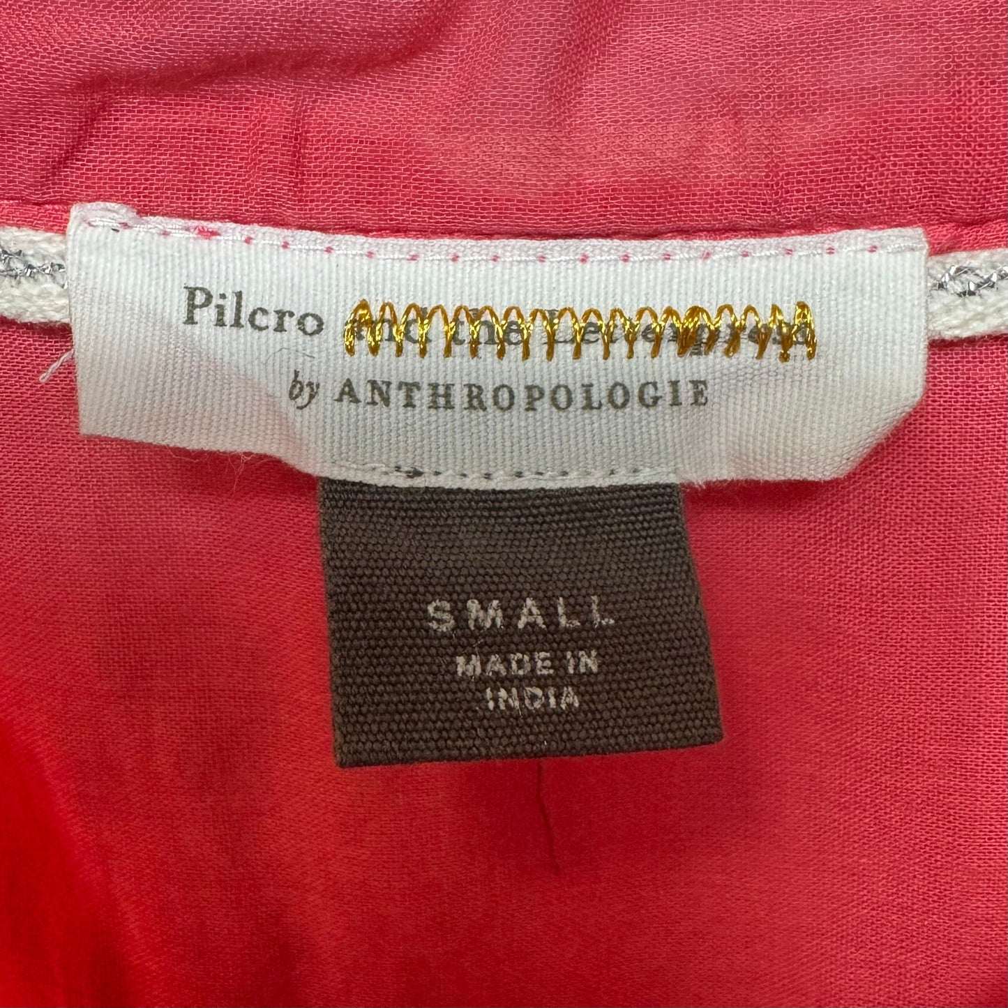 Bella Femme Embroidered Puff Sleeve Top By Pilcro In Pink, Size: S